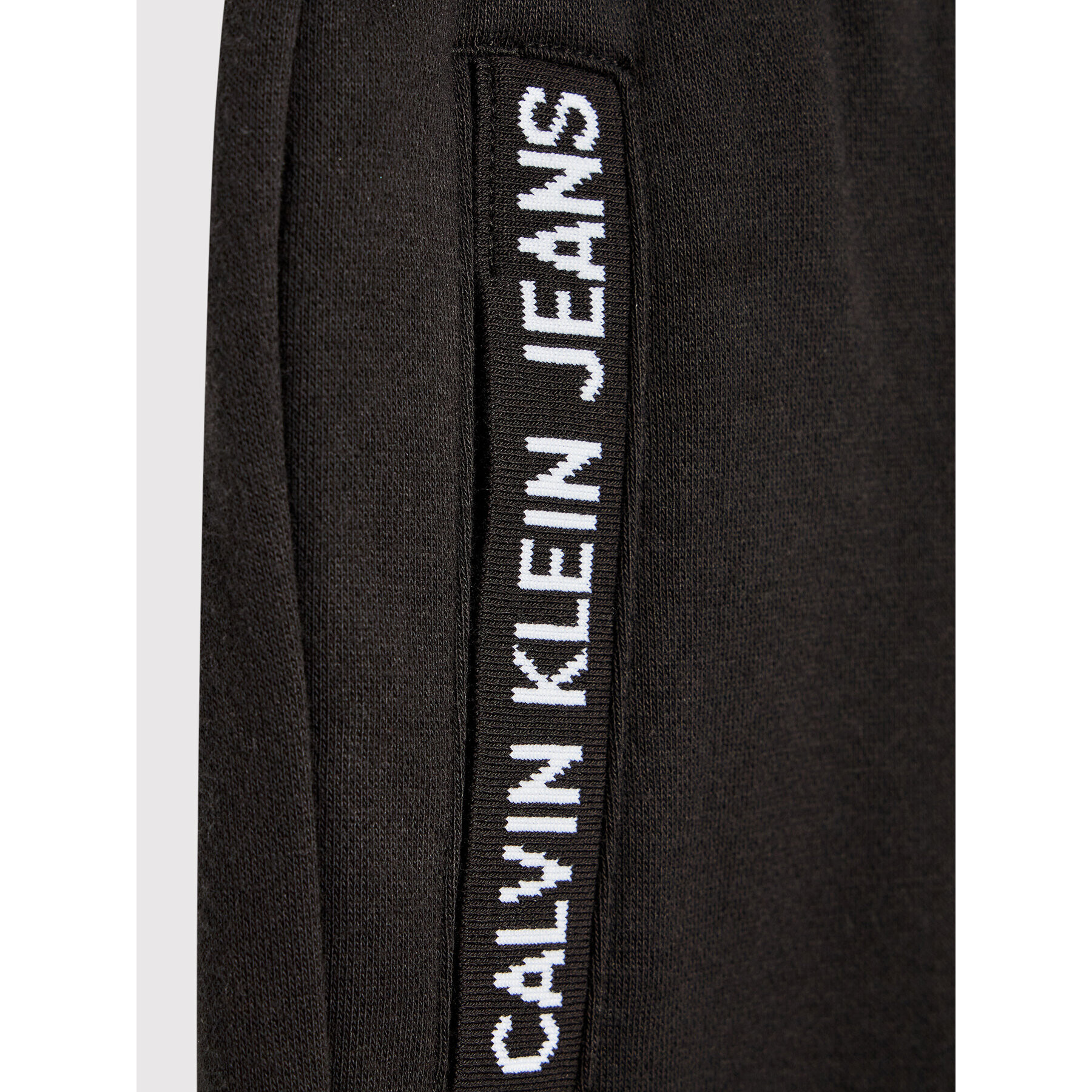 Calvin Klein Jeans Teplákové kalhoty Intarisia Logo Jogger IU0IU00235 Černá Regular Fit - Pepit.cz