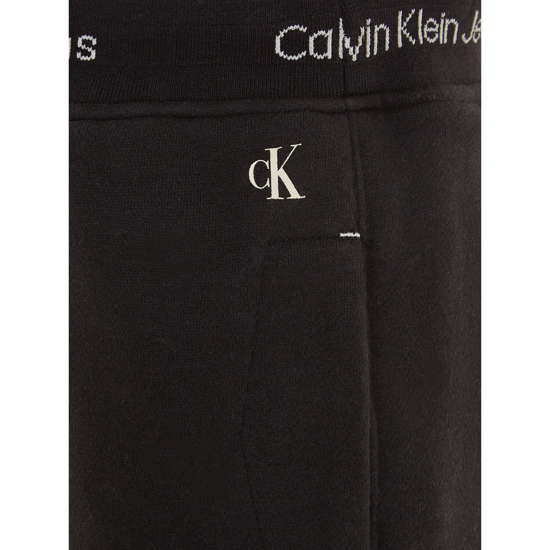 Calvin Klein Jeans Teplákové kalhoty Intrasia IB0IB01815 Černá Regular Fit - Pepit.cz