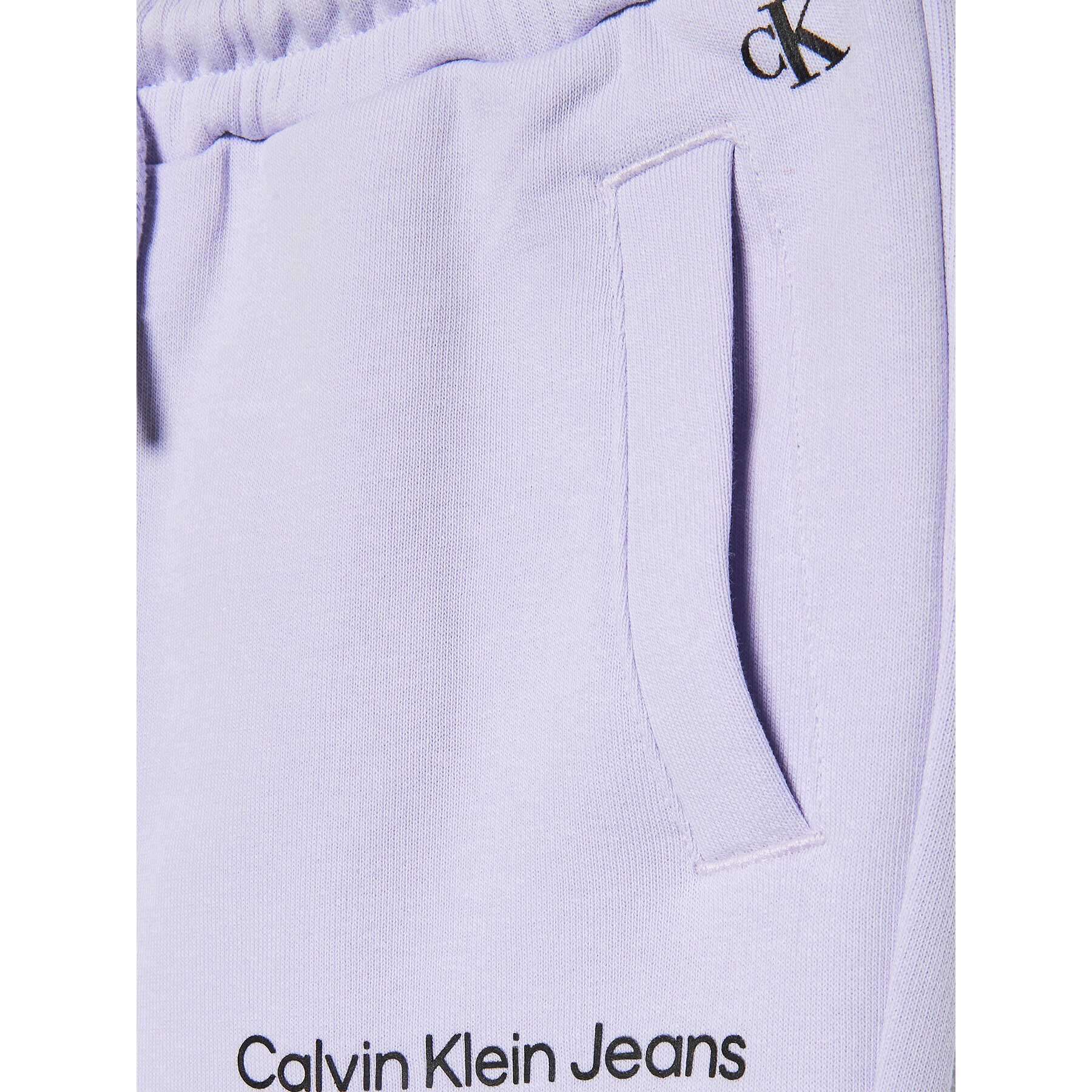 Calvin Klein Jeans Teplákové kalhoty Logo IG0IG01509 Fialová Relaxed Fit - Pepit.cz