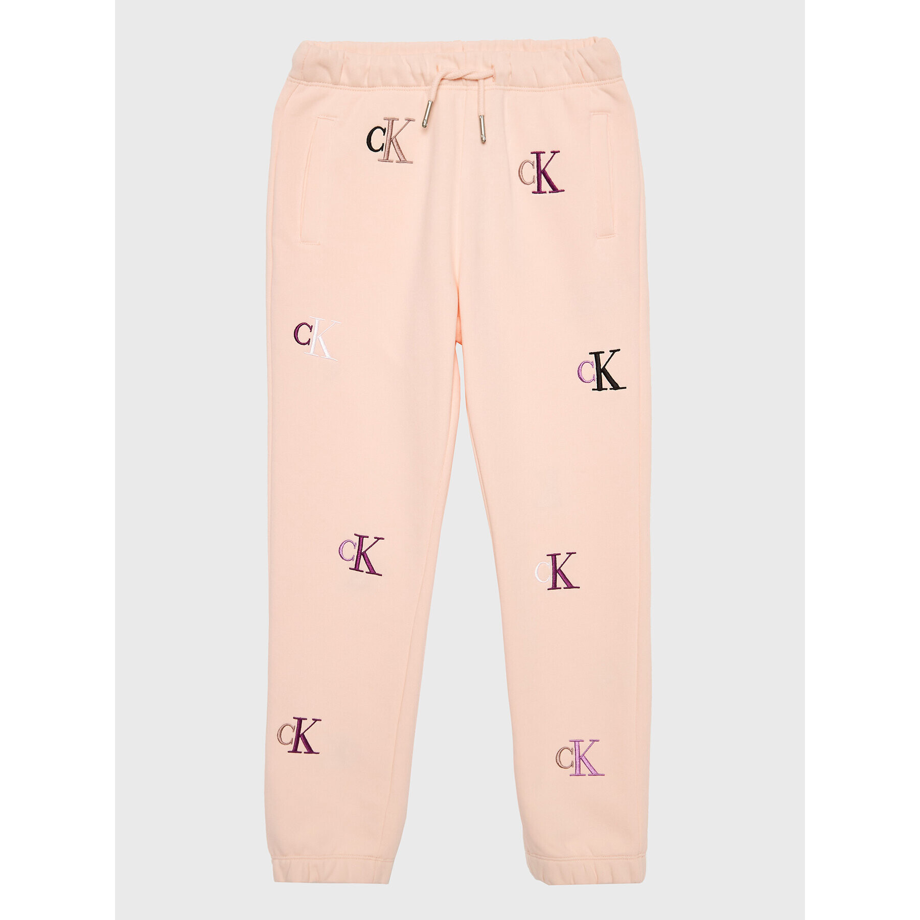 Calvin Klein Jeans Teplákové kalhoty Monogram IG0IG01906 Růžová Regular Fit - Pepit.cz