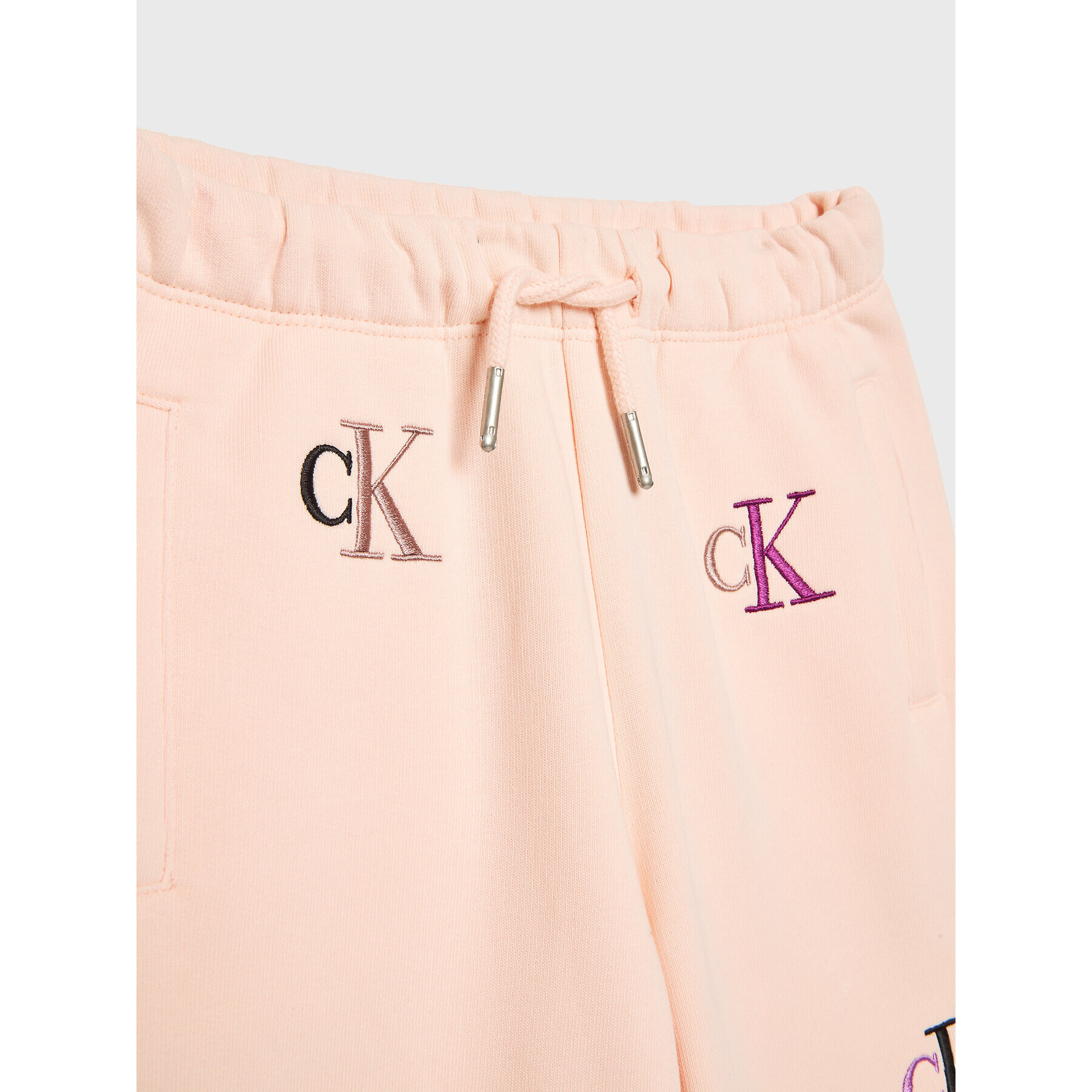 Calvin Klein Jeans Teplákové kalhoty Monogram IG0IG01906 Růžová Regular Fit - Pepit.cz