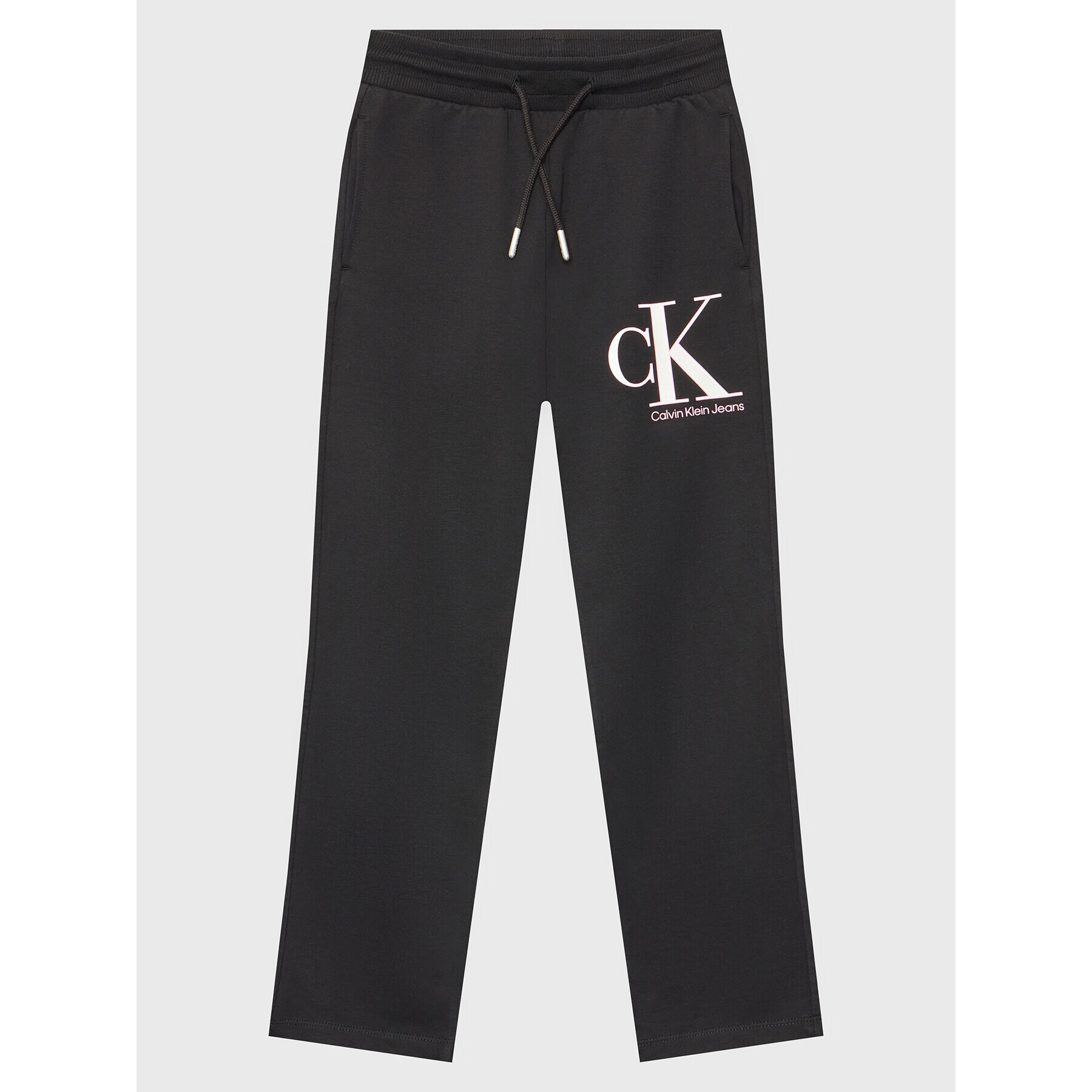 Calvin Klein Jeans Teplákové kalhoty Monogram IG0IG01985 Černá Regular Fit - Pepit.cz