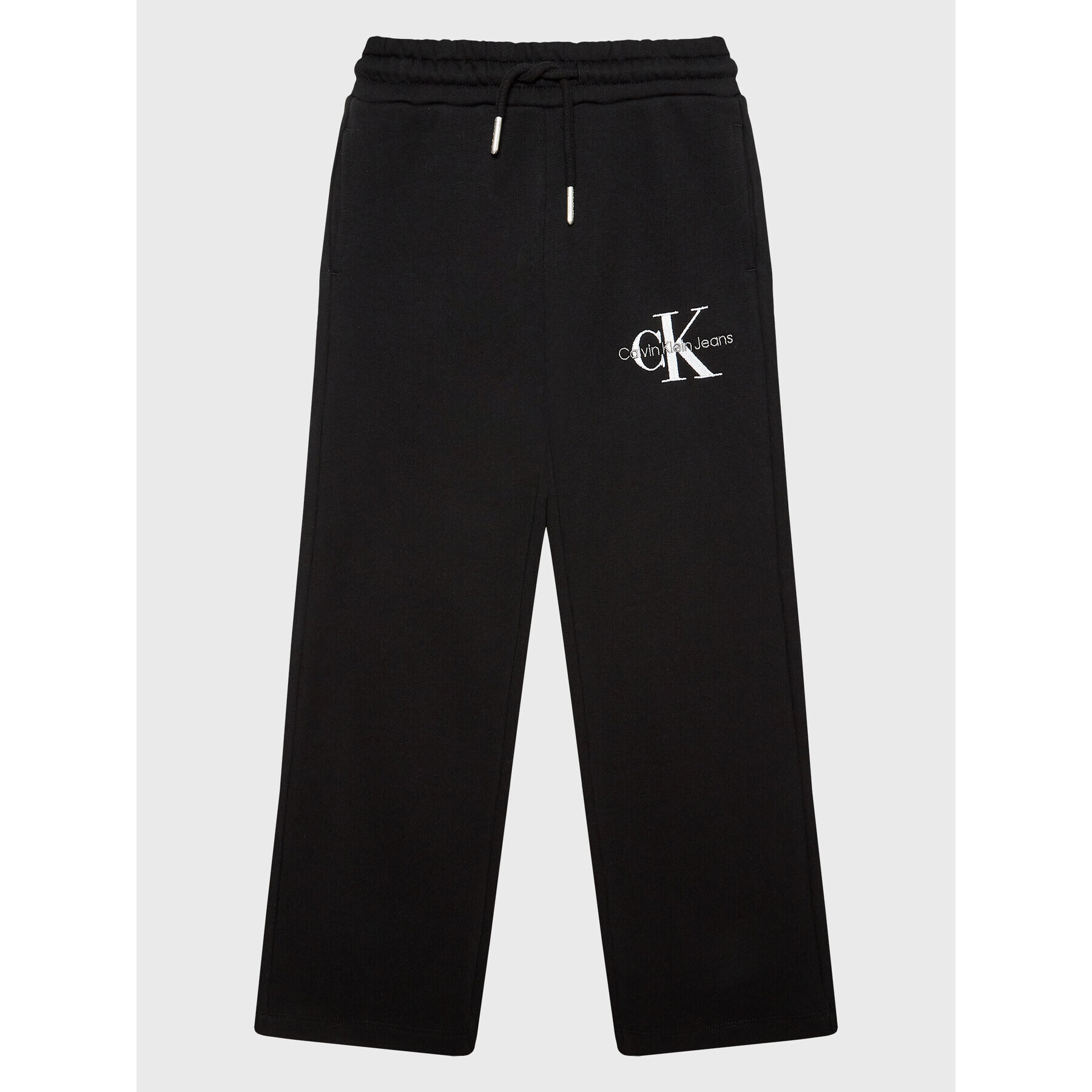 Calvin Klein Jeans Teplákové kalhoty Monogram Off Placed IG0IG01607 Černá Regular Fit - Pepit.cz