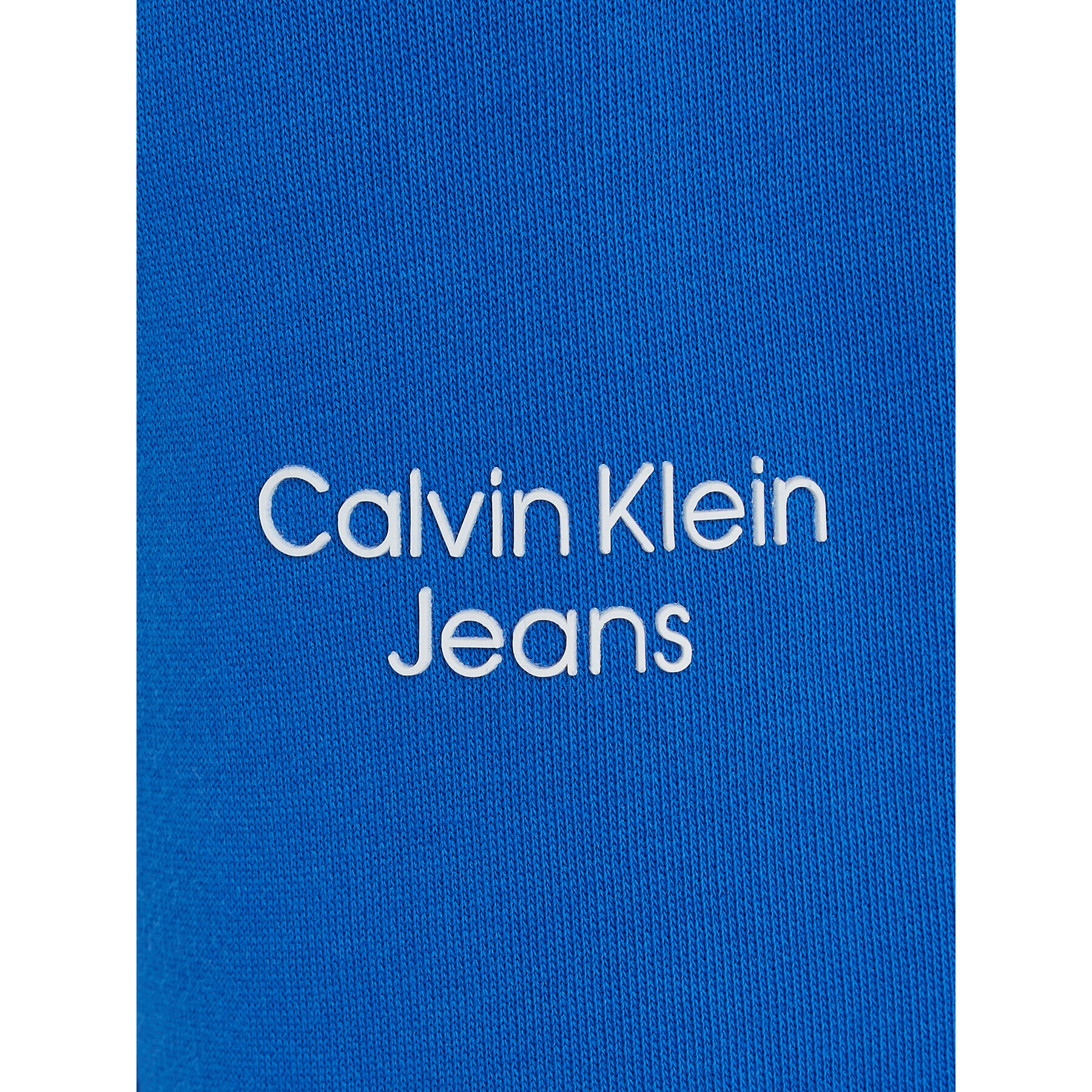 Calvin Klein Jeans Teplákové kalhoty Stack Logo IB0IB01282 Modrá Regular Fit - Pepit.cz