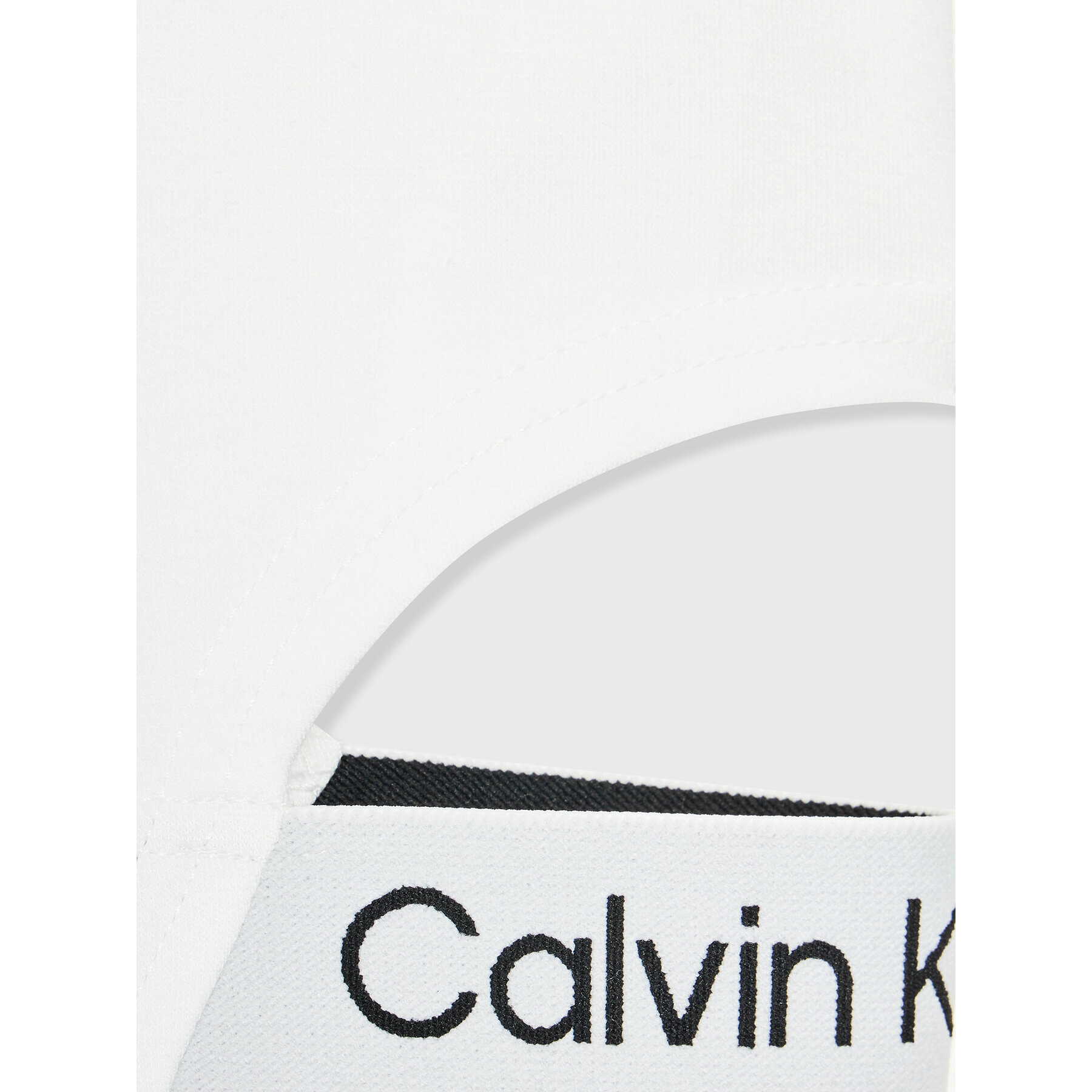 Calvin Klein Jeans Top Logo Tape IG0IG01950 Bílá Slim Fit - Pepit.cz