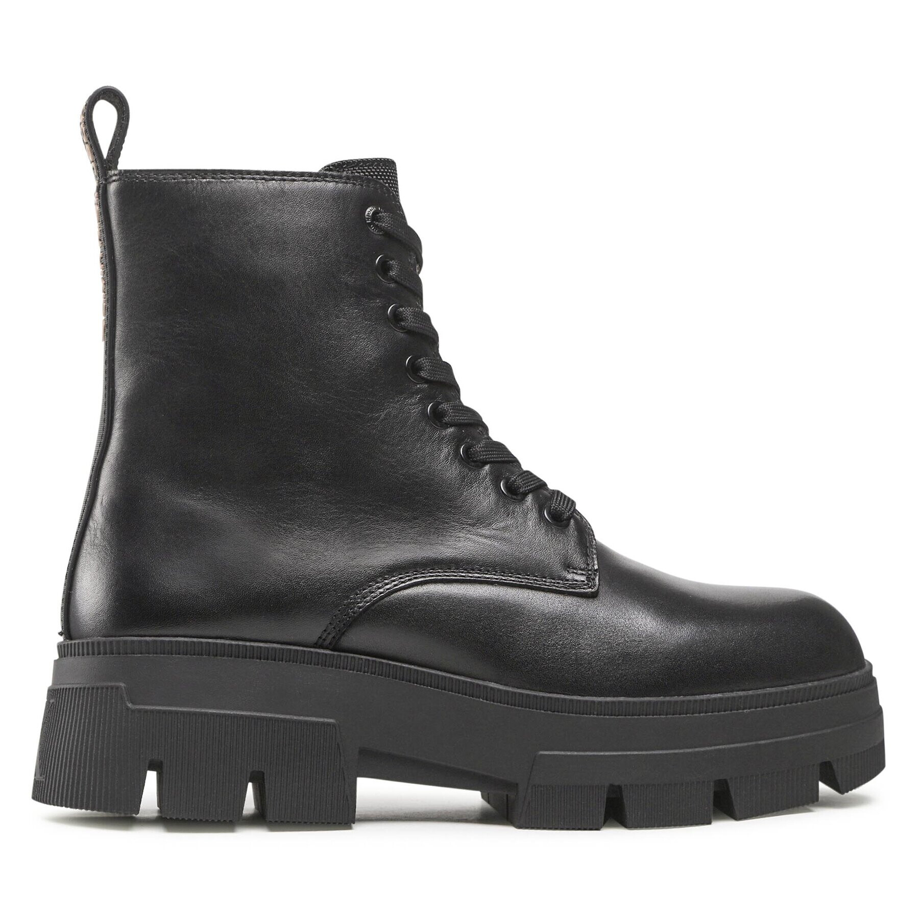 Calvin Klein Jeans Turistická obuv Chunky Combat Laceup Boot YM0YM00559 Černá - Pepit.cz