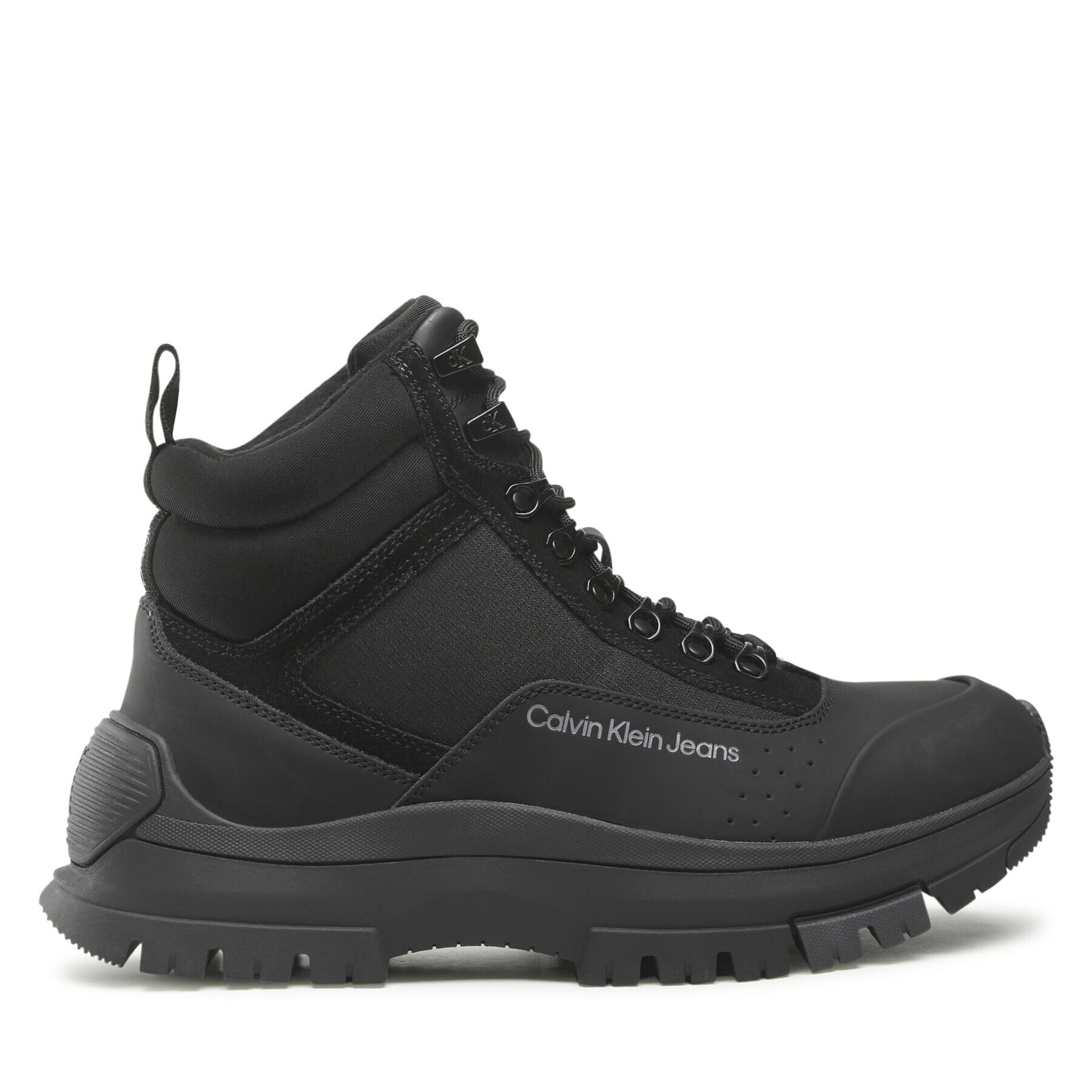 Calvin Klein Jeans Turistická obuv Hiking Laceup Thermo Boot YM0YM00475 Černá - Pepit.cz