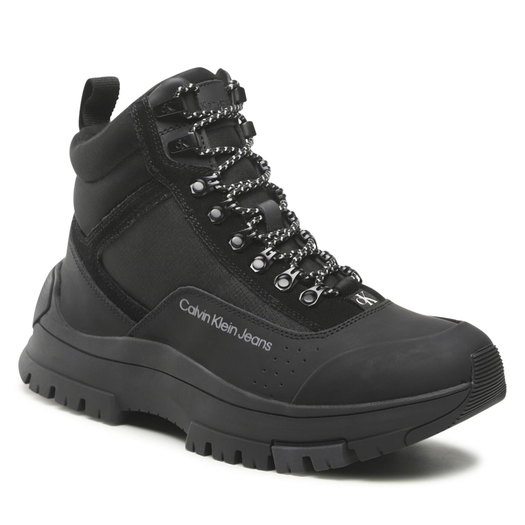 Calvin Klein Jeans Turistická obuv Hiking Laceup Thermo Boot YM0YM00475 Černá - Pepit.cz