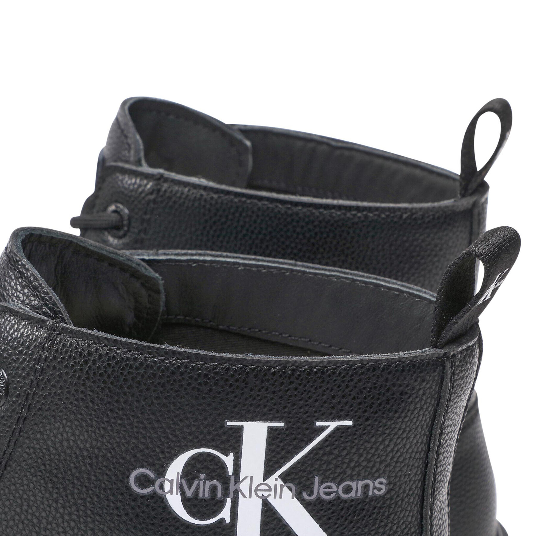 Calvin Klein Jeans Turistická obuv Lug Mid Laceup Boot YM0YM00543 Černá - Pepit.cz