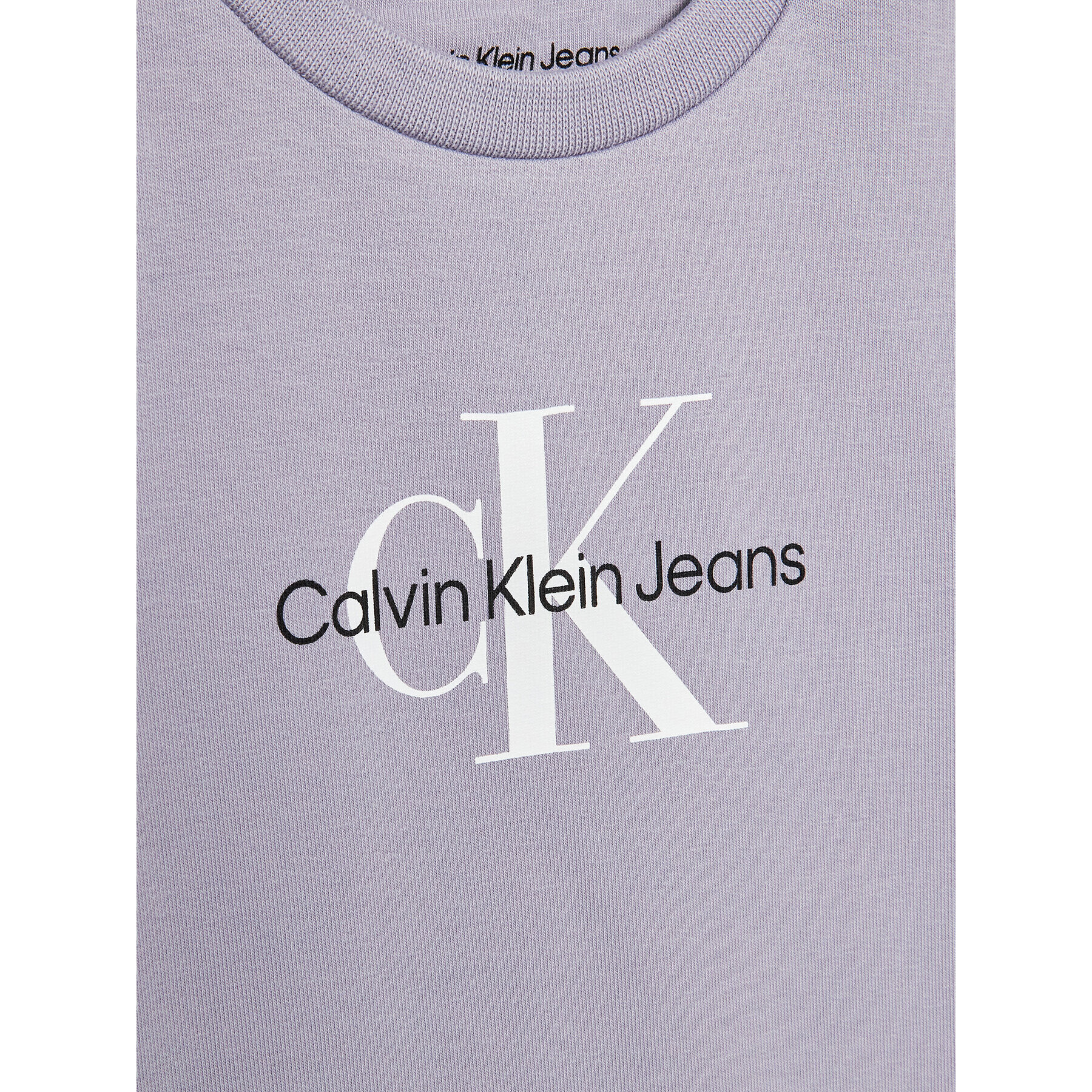 Calvin Klein Jeans Úpletové šaty IN0IN00041 Fialová Regular Fit - Pepit.cz