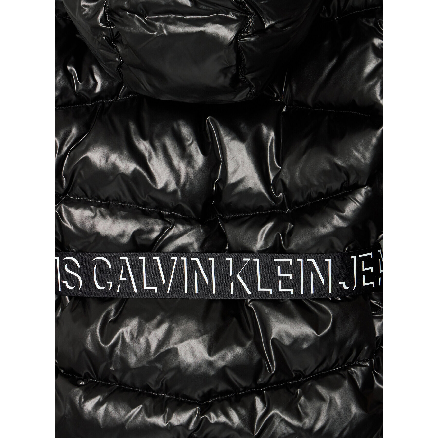 Calvin Klein Jeans Vatovaná bunda IG0IG01175 Černá Regular Fit - Pepit.cz