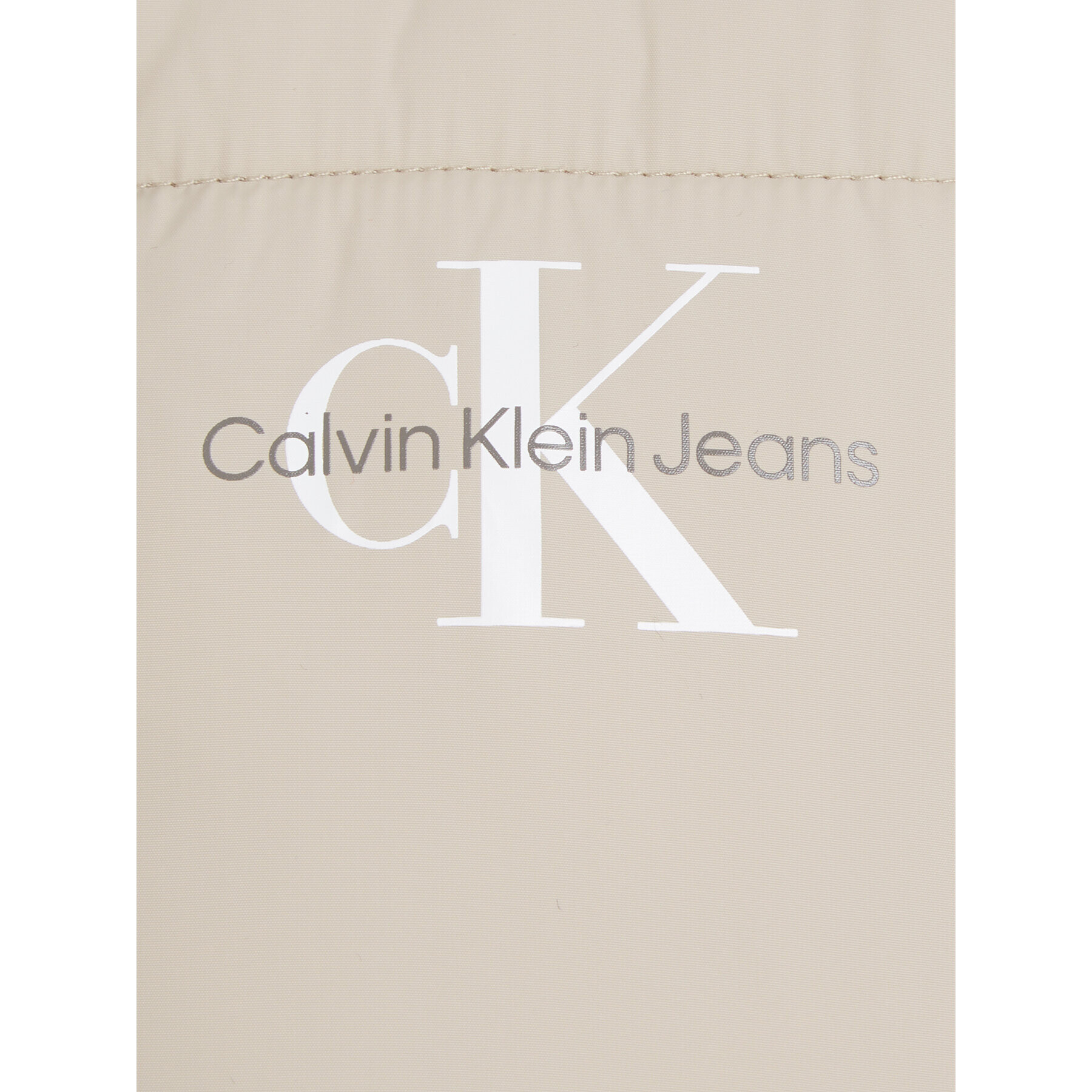 Calvin Klein Jeans Vatovaná bunda IG0IG02059 Béžová Regular Fit - Pepit.cz