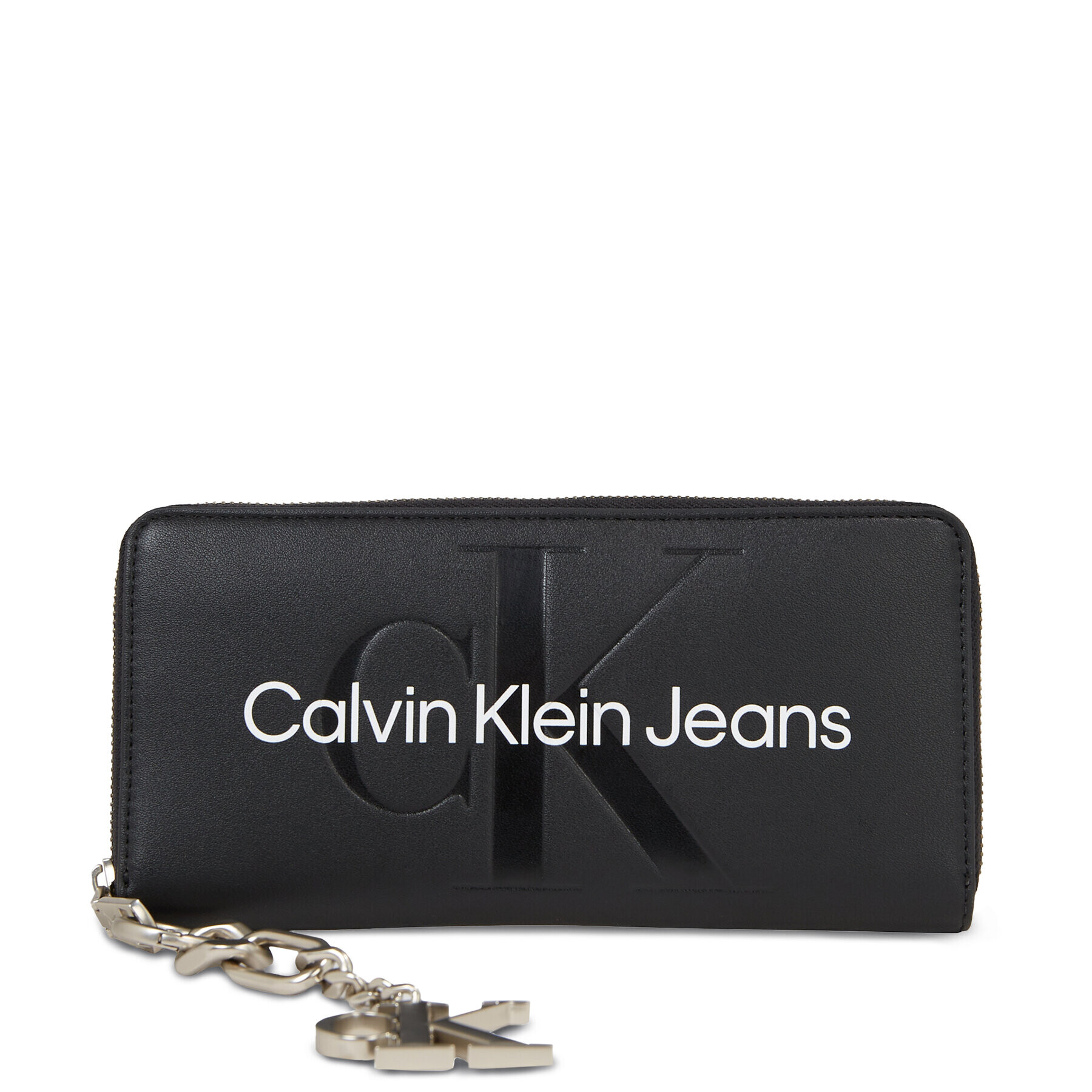 Calvin Klein Jeans Velká dámská peněženka Gifting Zip Around/Keyfob K60K611419 Černá - Pepit.cz