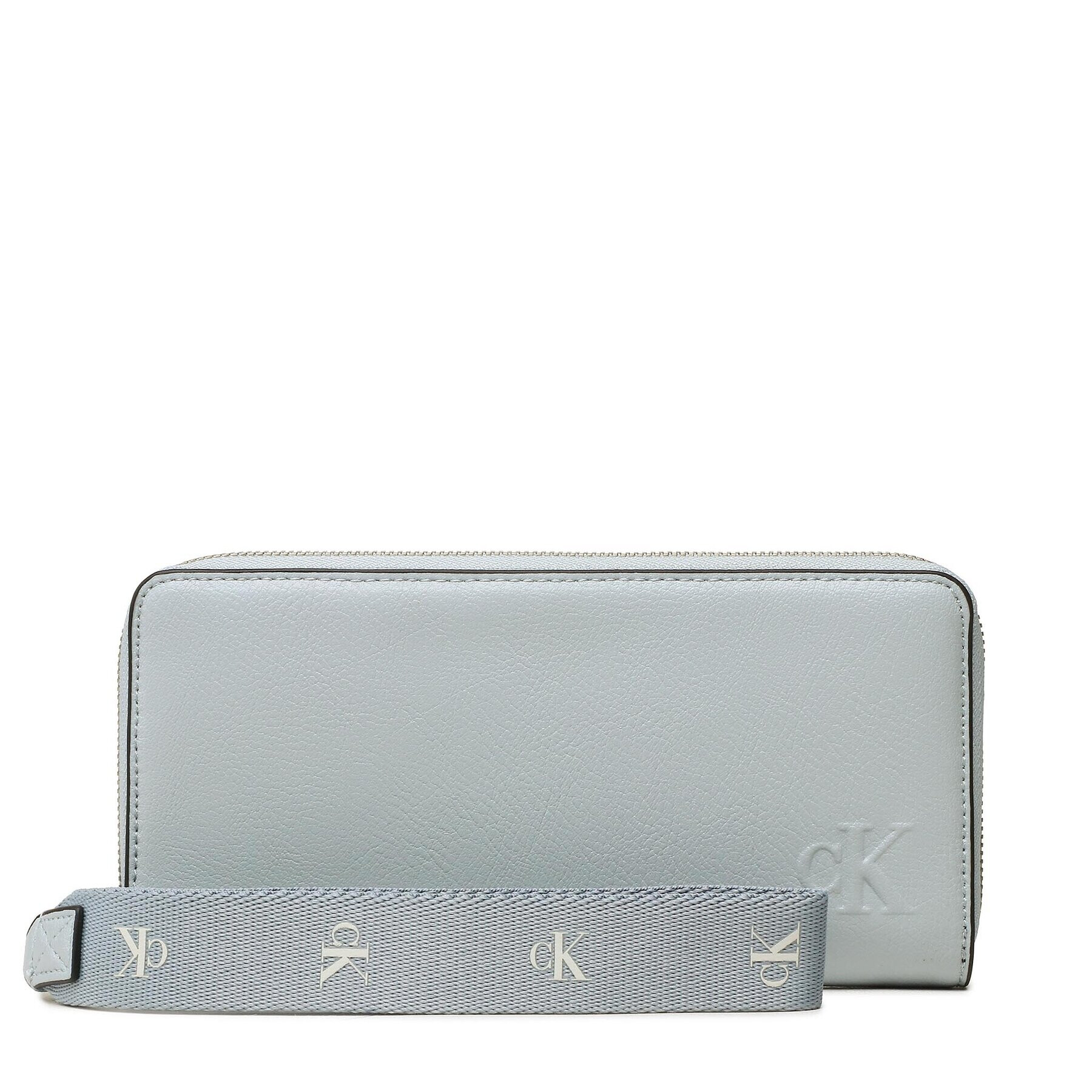 Calvin Klein Jeans Velká dámská peněženka Ultralight Zip Around W/Wristlet K60K610705 Modrá - Pepit.cz