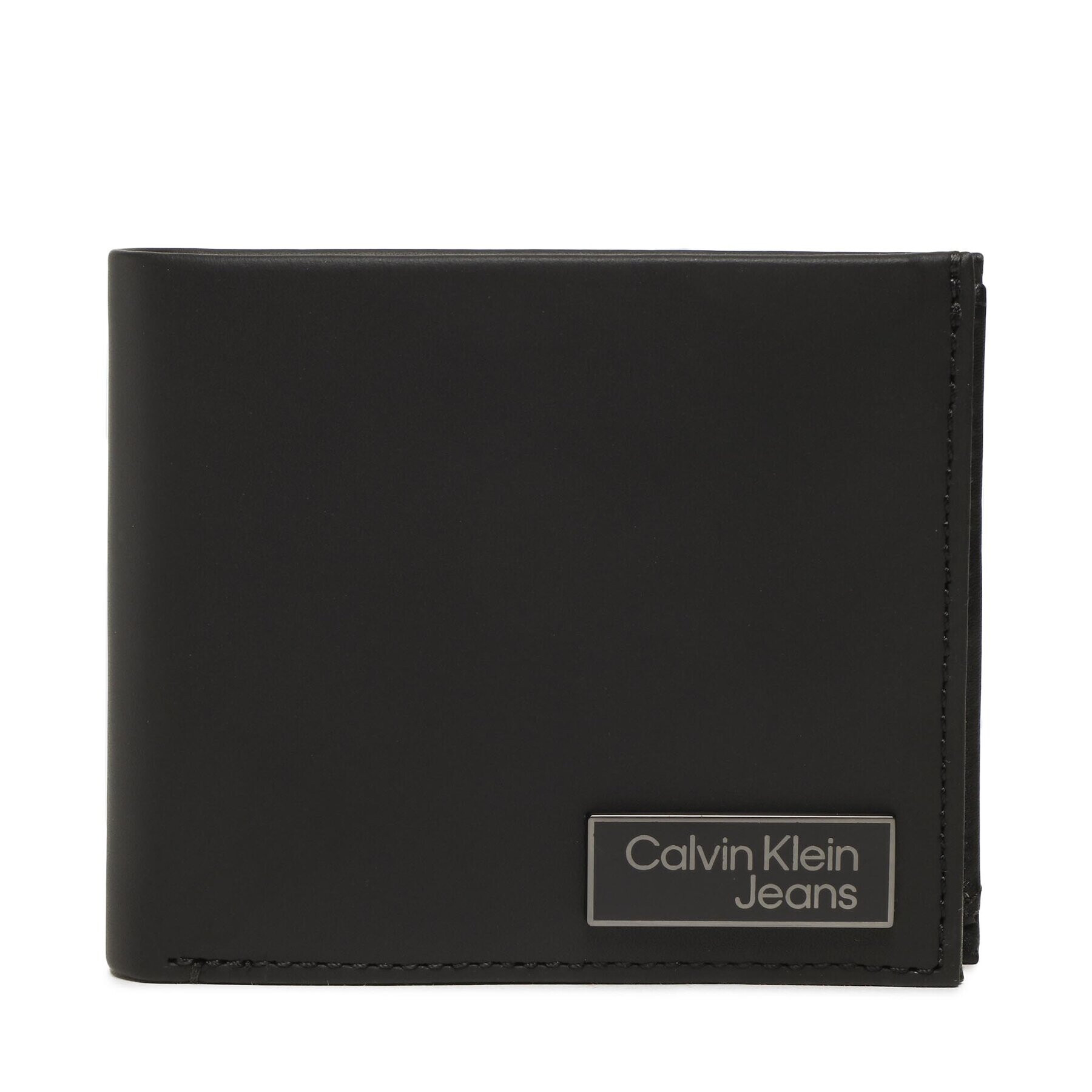 Calvin Klein Jeans Velká pánská peněženka Logo Plaque Bifold Extra K50K510131 Černá - Pepit.cz