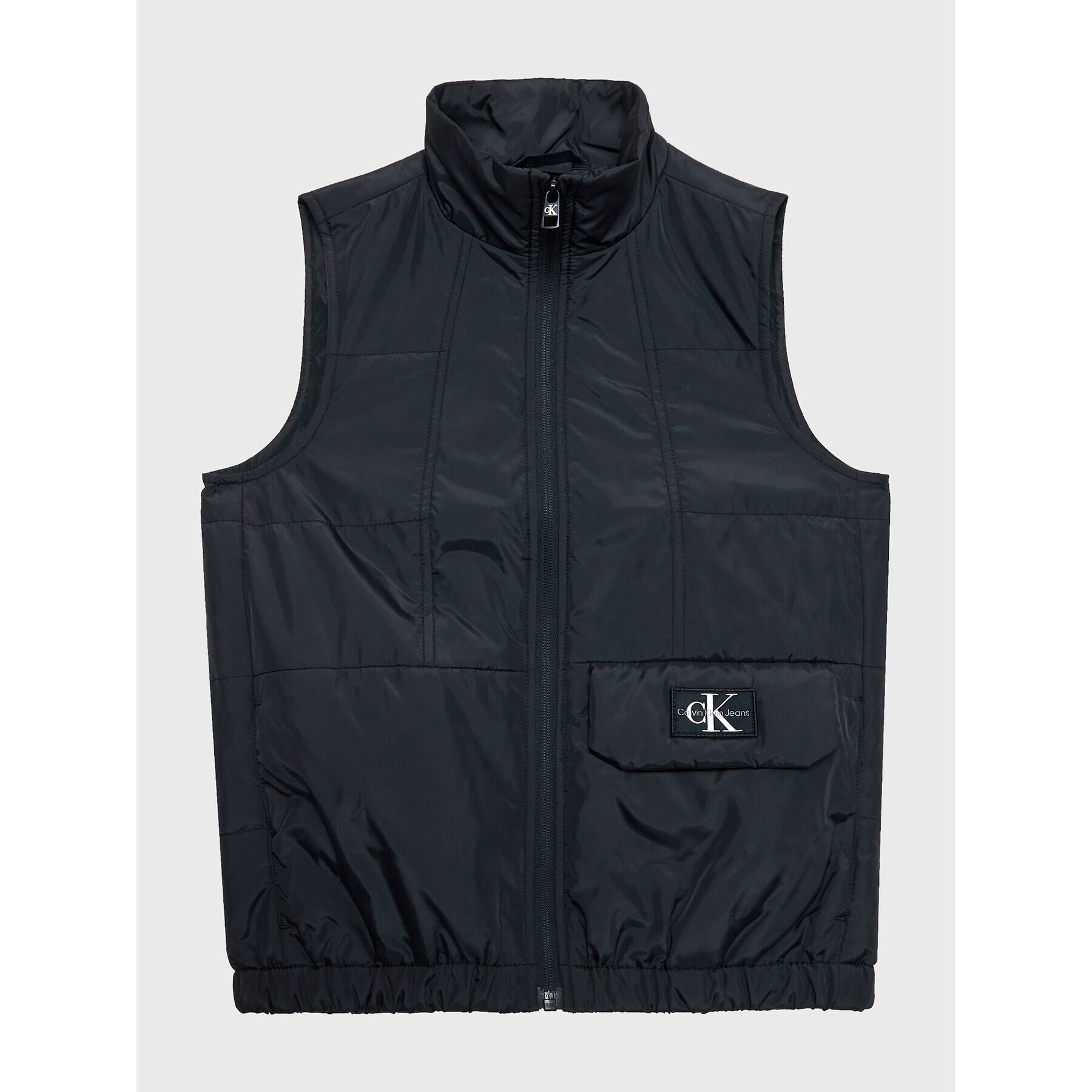 Calvin Klein Jeans Vesta Badge Vest IB0IB01655 Černá Regular Fit - Pepit.cz