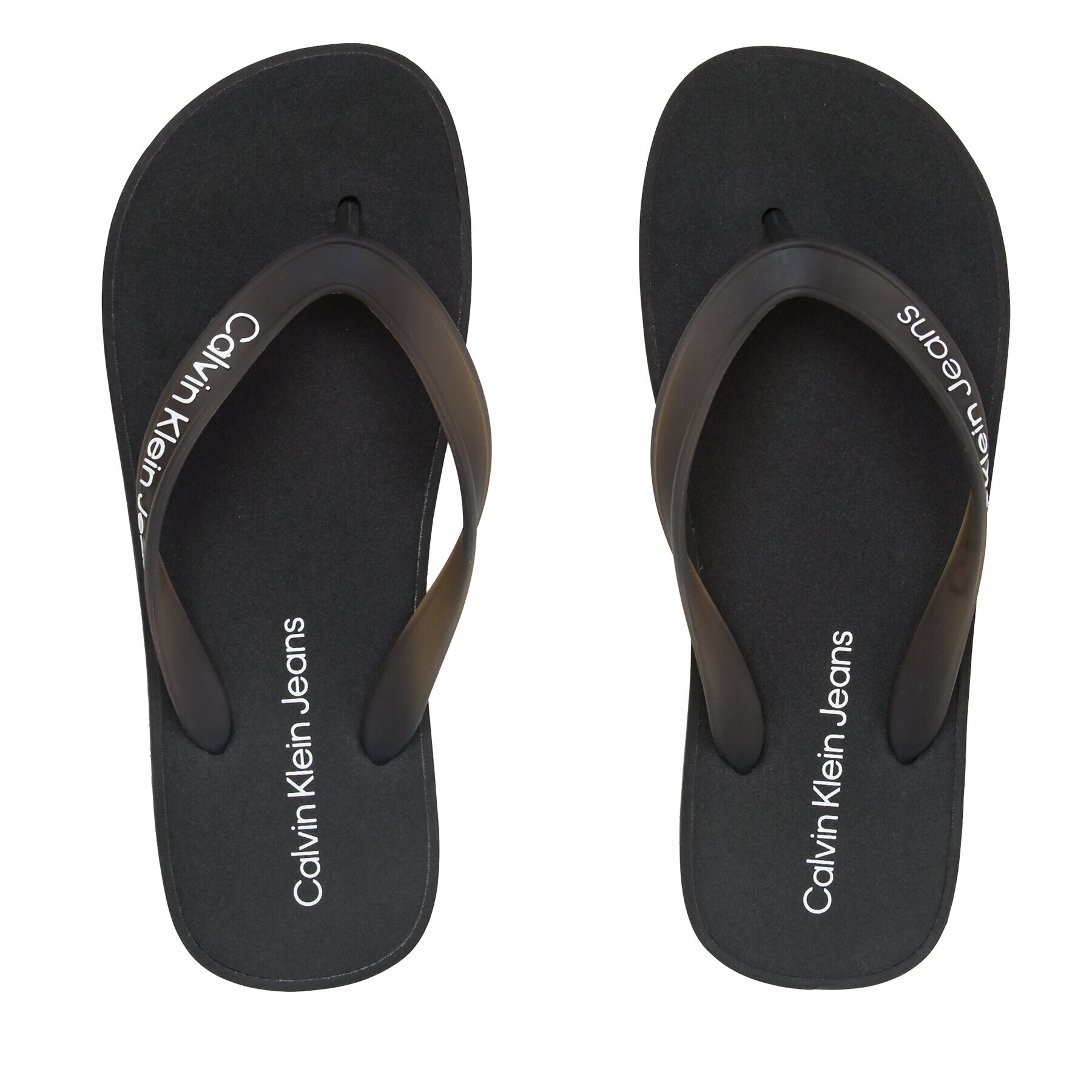 Calvin Klein Jeans Žabky Beach Sandal Flatform Logo YW0YW01092 Černá - Pepit.cz