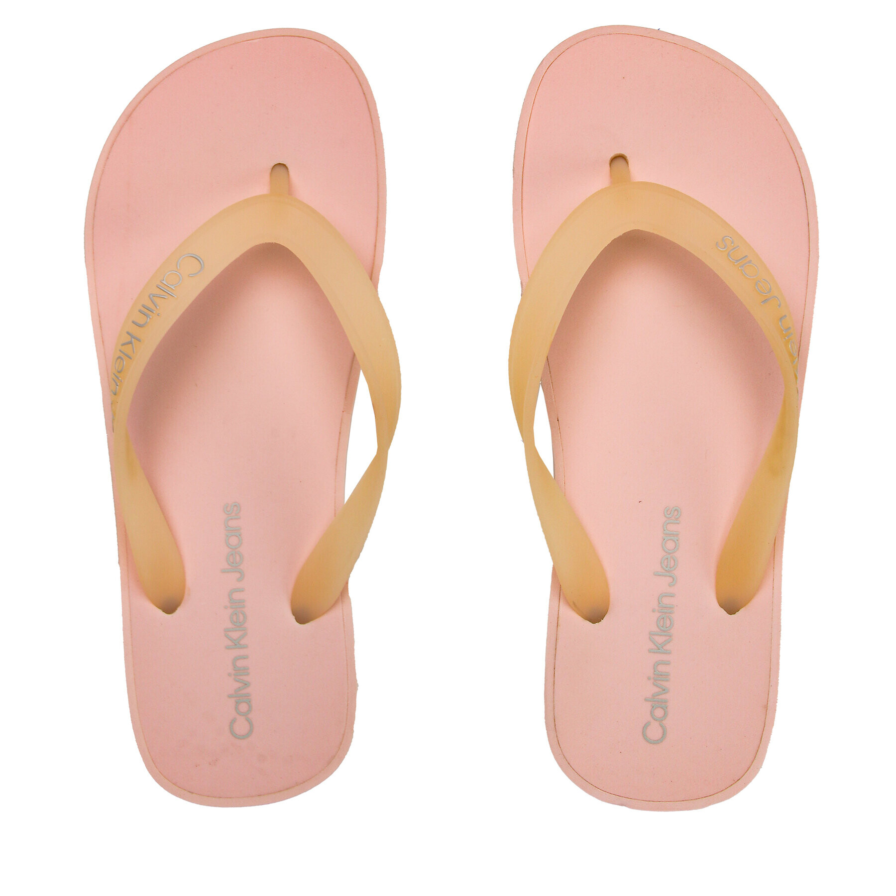 Calvin Klein Jeans Žabky Beach Sandal Flatform Logo YW0YW01092 Růžová - Pepit.cz