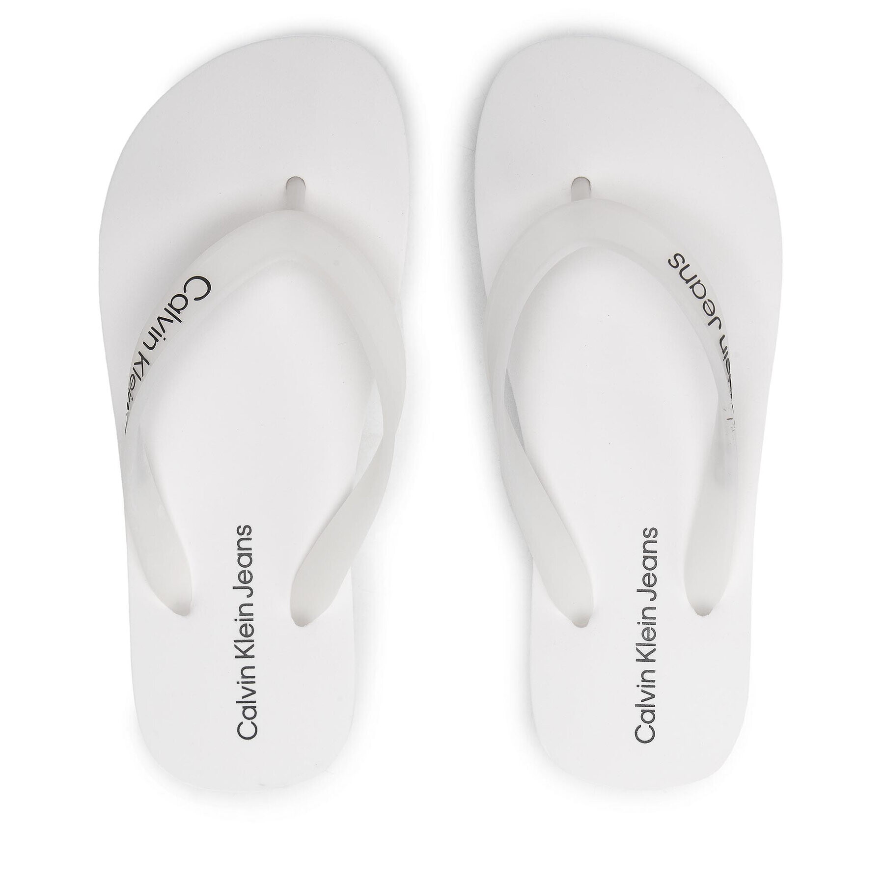 Calvin Klein Jeans Žabky Beach Sandal Flatform YW0YW00716 Bílá - Pepit.cz