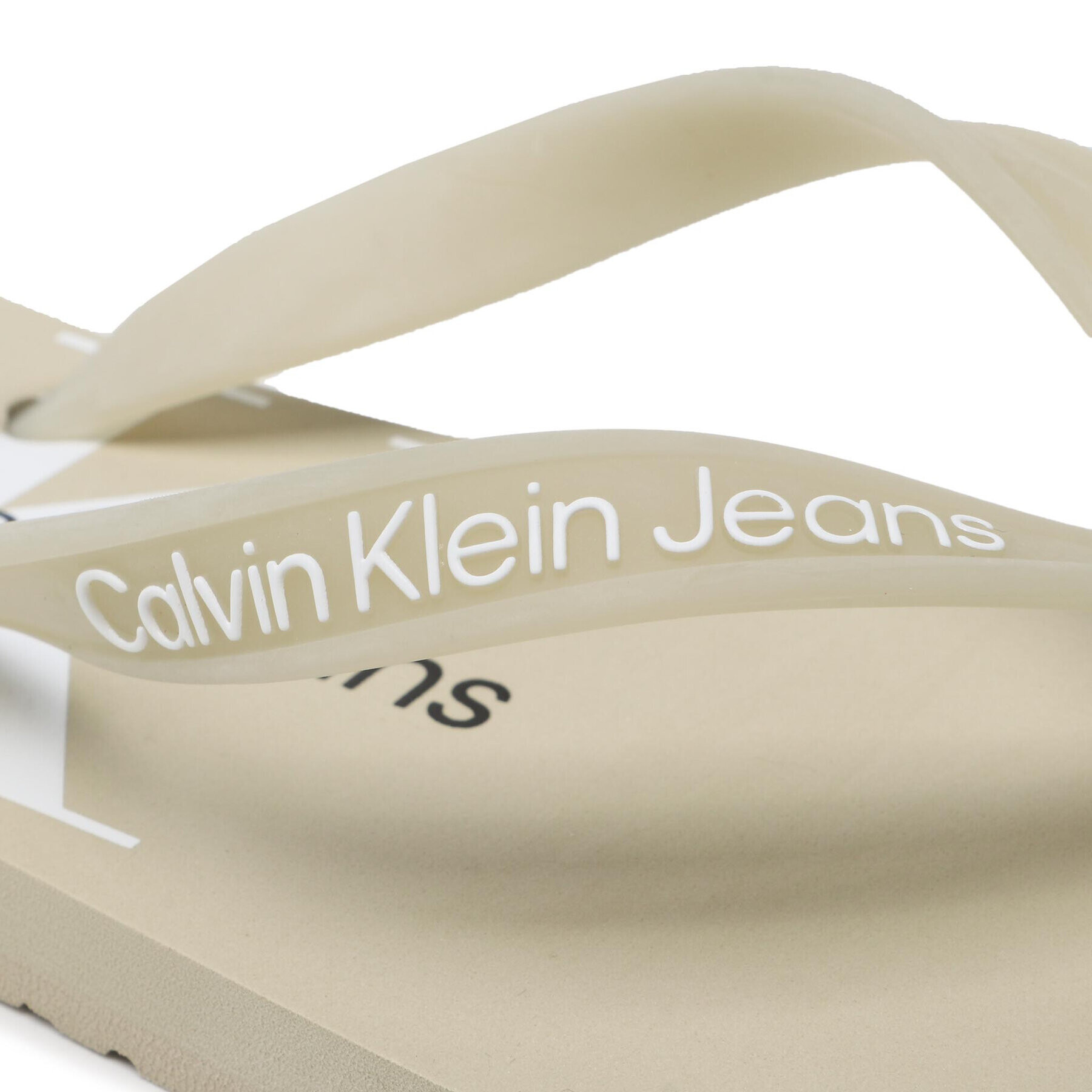 Calvin Klein Jeans Žabky Beach Sandal Monogram Tpu YM0YM00055 Béžová - Pepit.cz