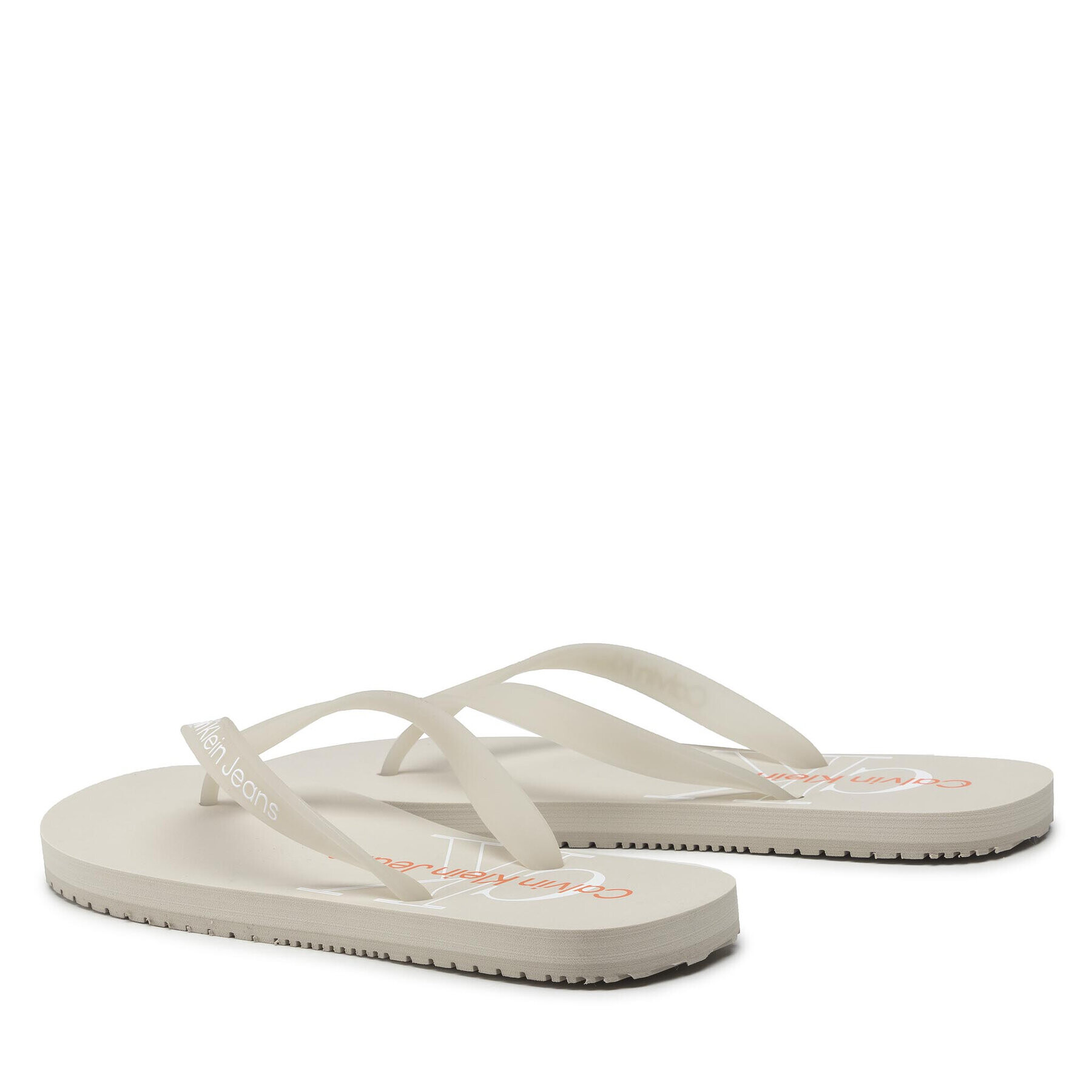 Calvin Klein Jeans Žabky Beach Sandal Monogram Tpu YM0YM00055 Béžová - Pepit.cz