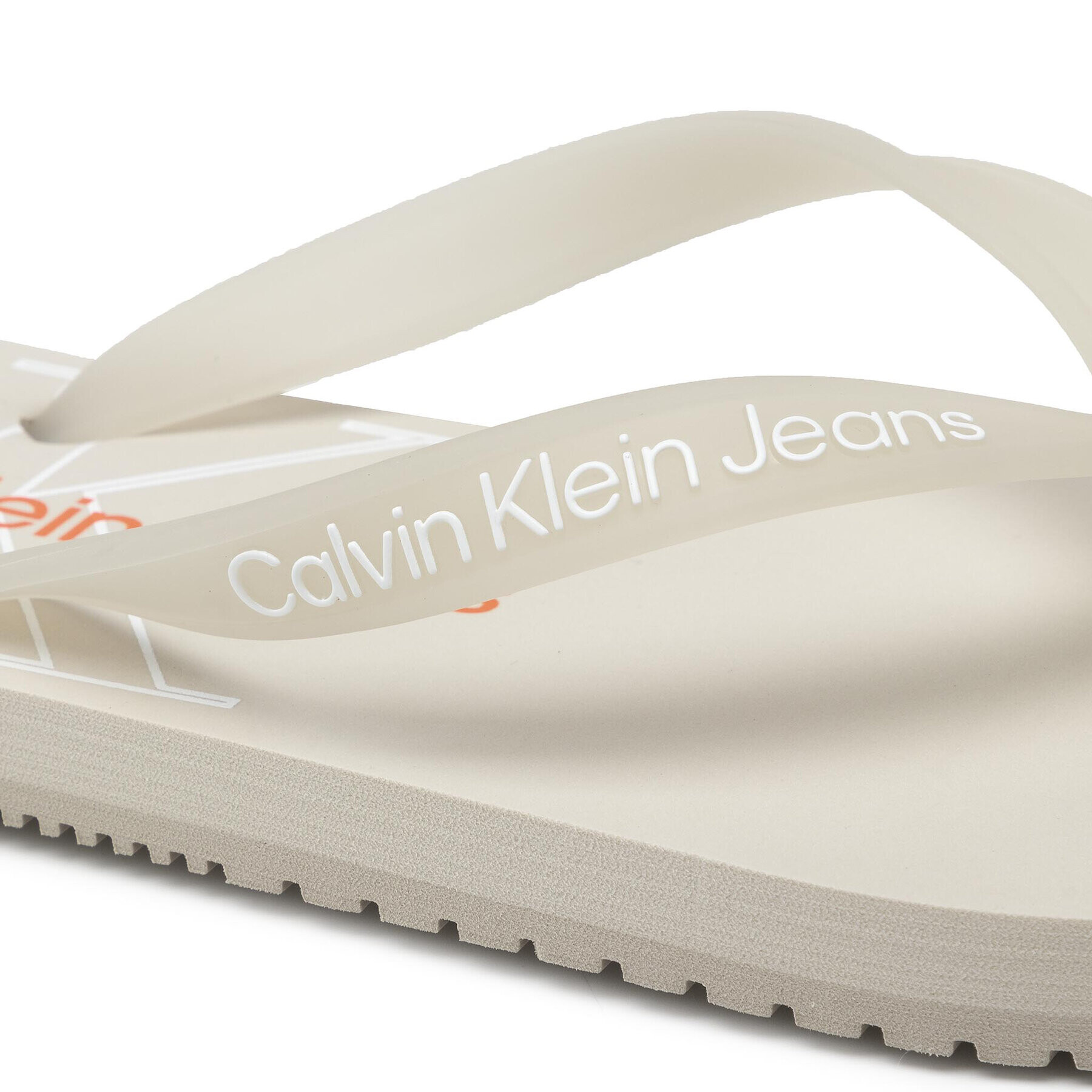 Calvin Klein Jeans Žabky Beach Sandal Monogram Tpu YM0YM00055 Béžová - Pepit.cz