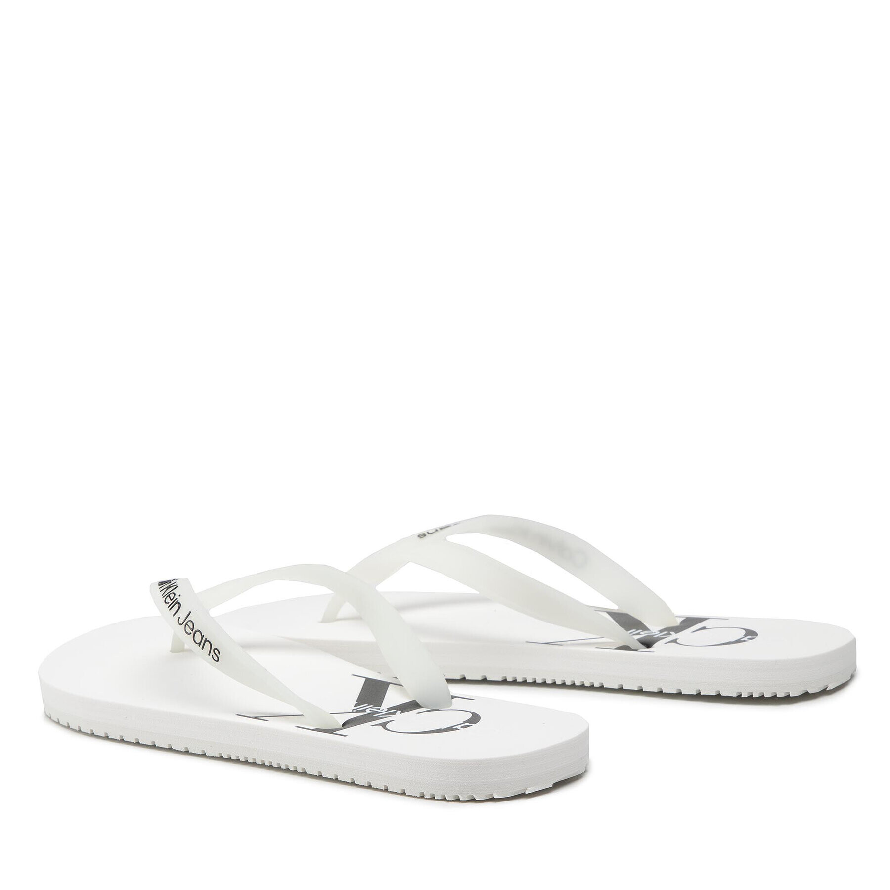 Calvin Klein Jeans Žabky Beach Sandal Monogram Tpu YM0YM00055 Bílá - Pepit.cz