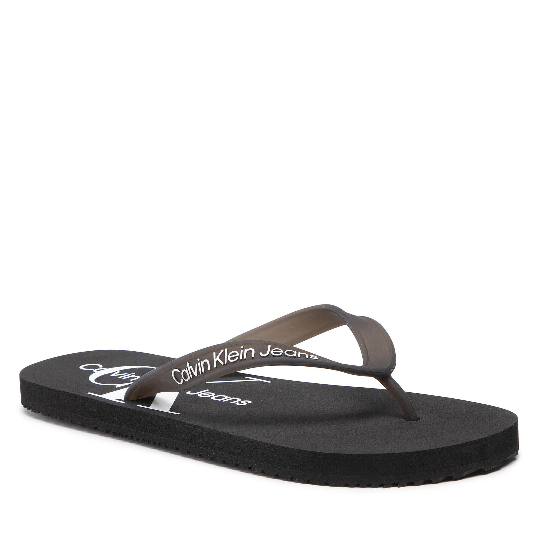 Calvin Klein Jeans Žabky Beach Sandal Monogram Tpu YM0YM00055 Černá - Pepit.cz