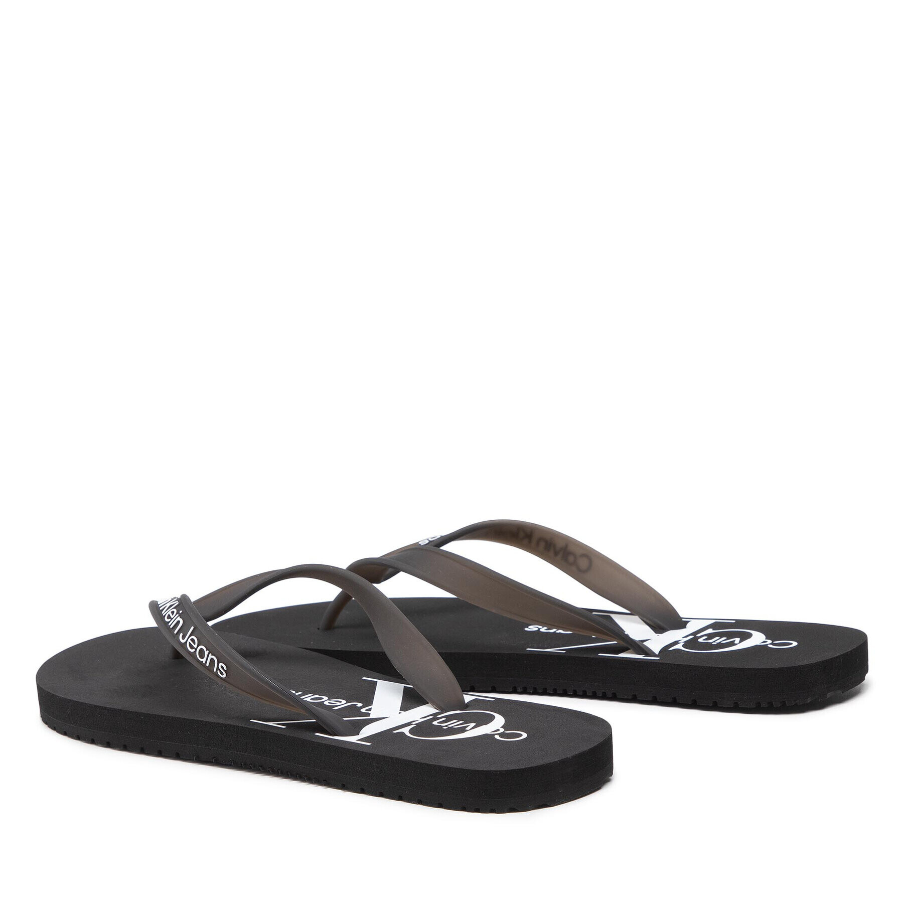 Calvin Klein Jeans Žabky Beach Sandal Monogram Tpu YM0YM00055 Černá - Pepit.cz