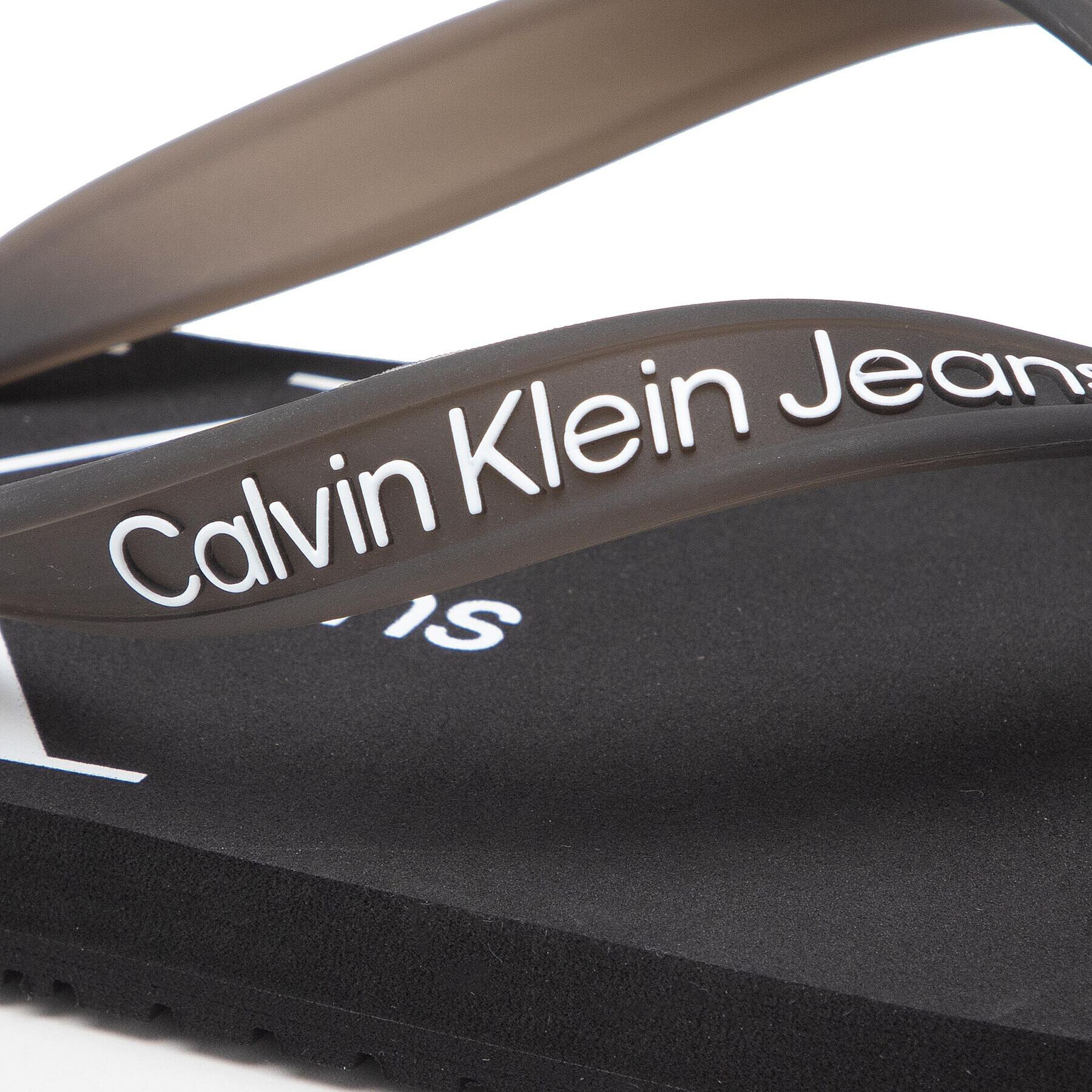 Calvin Klein Jeans Žabky Beach Sandal Monogram Tpu YM0YM00055 Černá - Pepit.cz