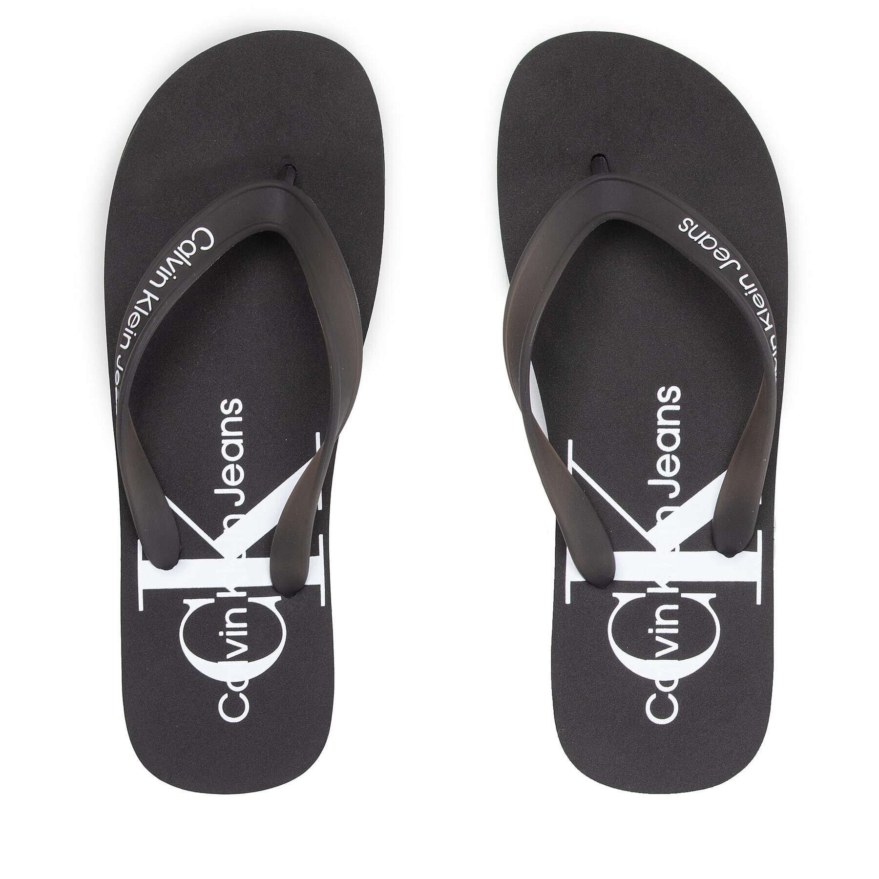 Calvin Klein Jeans Žabky Beach Sandal Monogram Tpu YM0YM00055 Černá - Pepit.cz