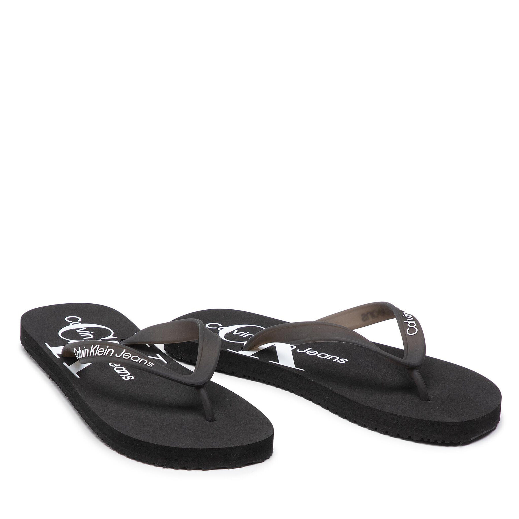 Calvin Klein Jeans Žabky Beach Sandal Monogram Tpu YM0YM00055 Černá - Pepit.cz