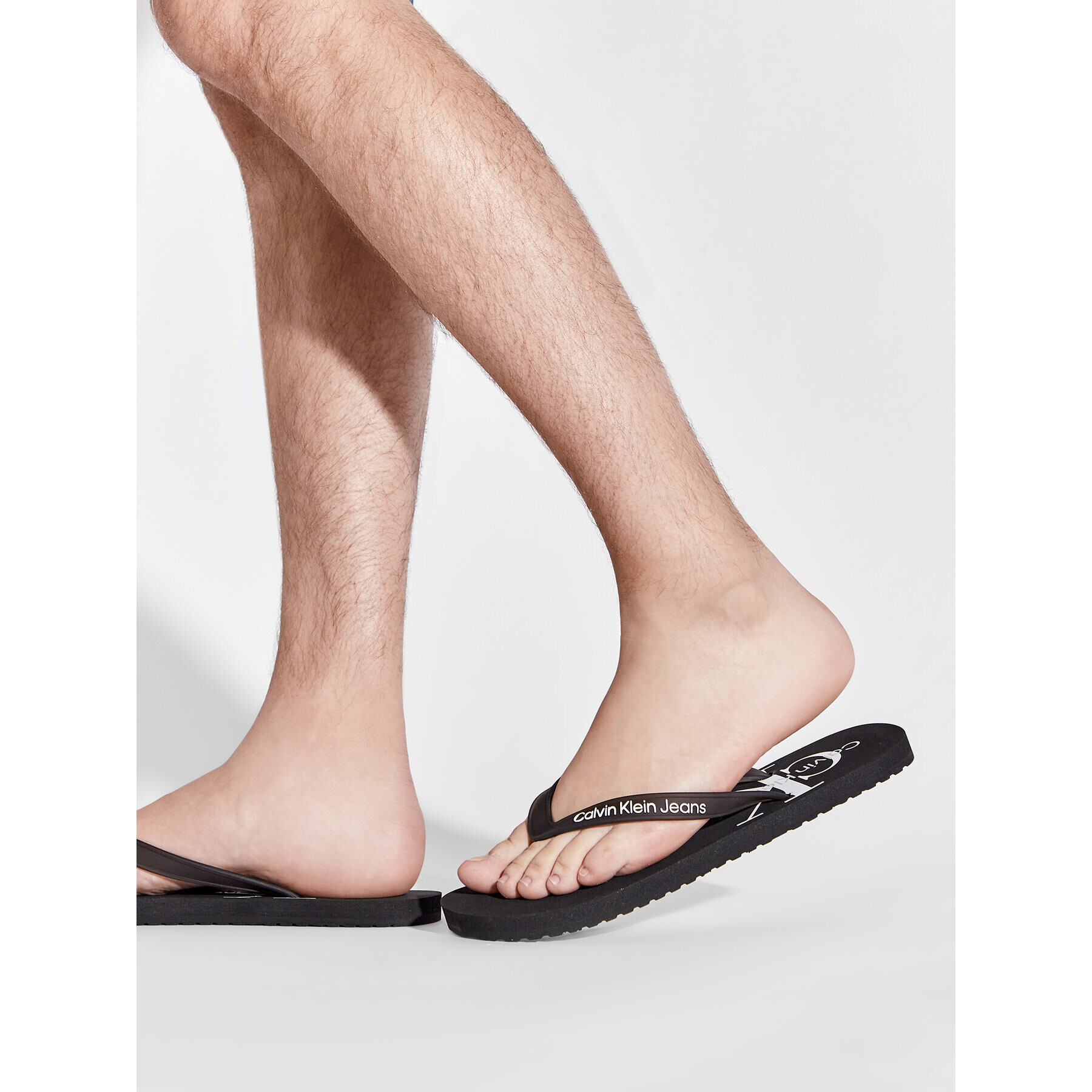 Calvin Klein Jeans Žabky Beach Sandal Monogram Tpu YM0YM00055 Černá - Pepit.cz