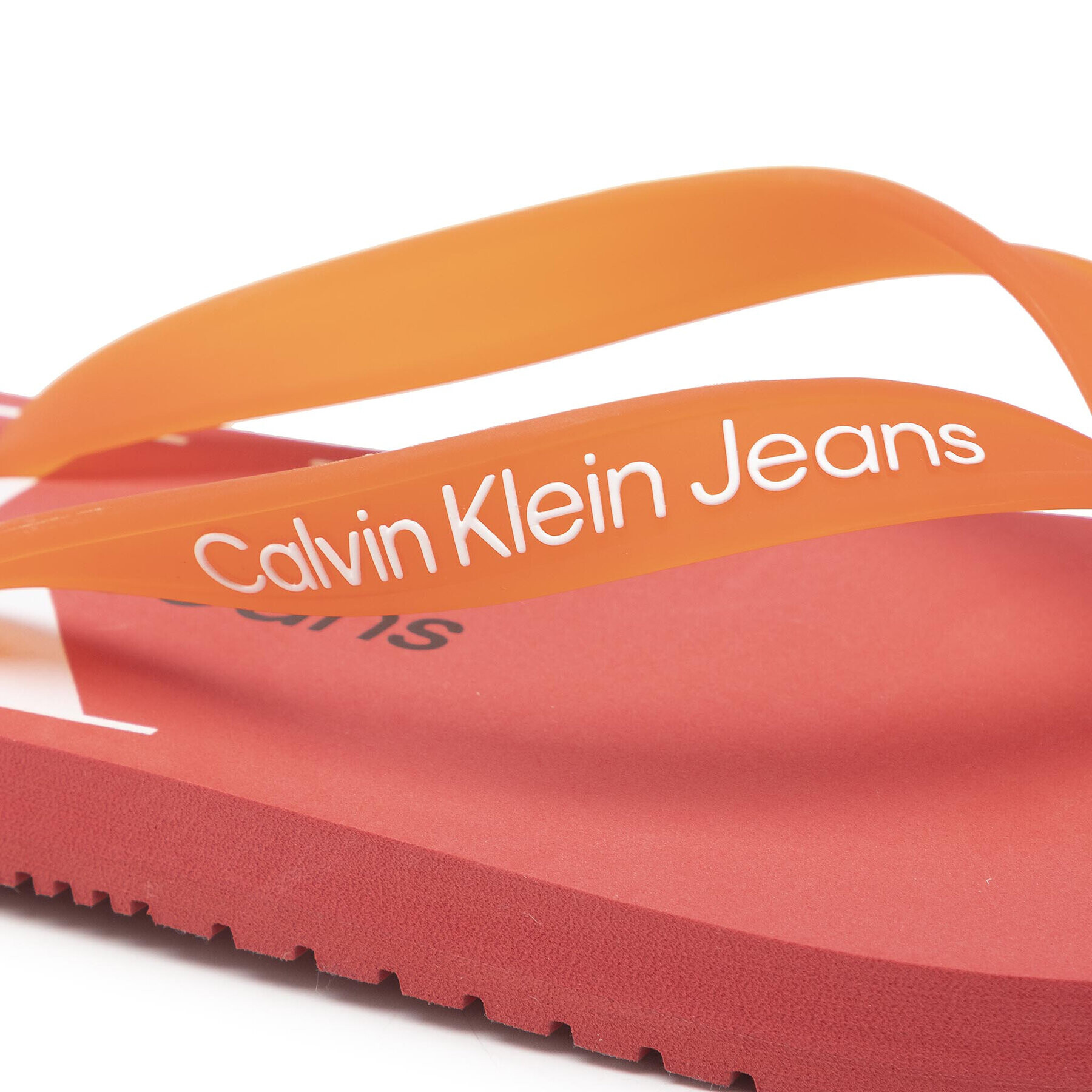 Calvin Klein Jeans Žabky Beach Sandal Monogram Tpu YM0YM00055 Oranžová - Pepit.cz