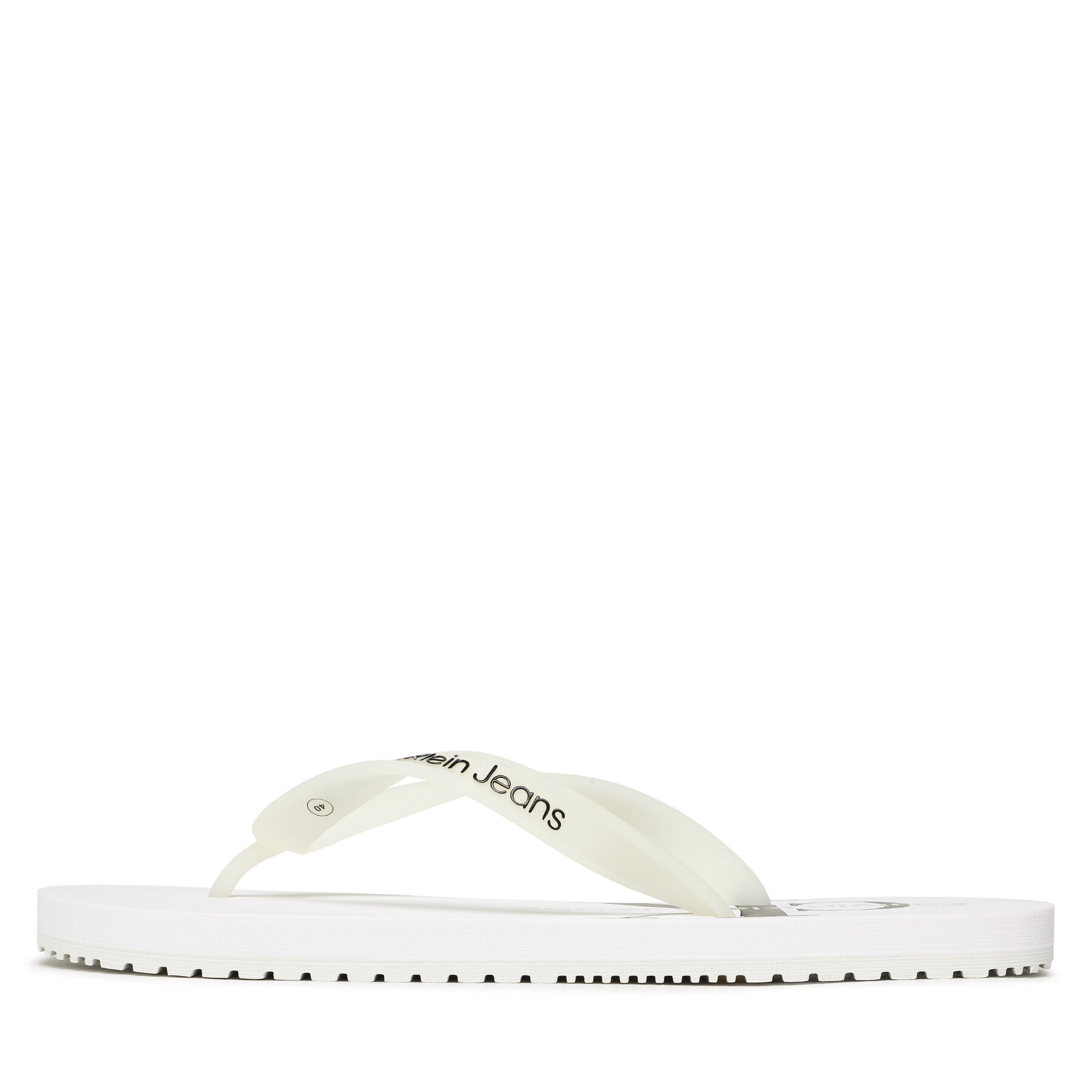 Calvin Klein Jeans Žabky Beach Sandal Monogram Tpu YM0YM00838 Bílá - Pepit.cz