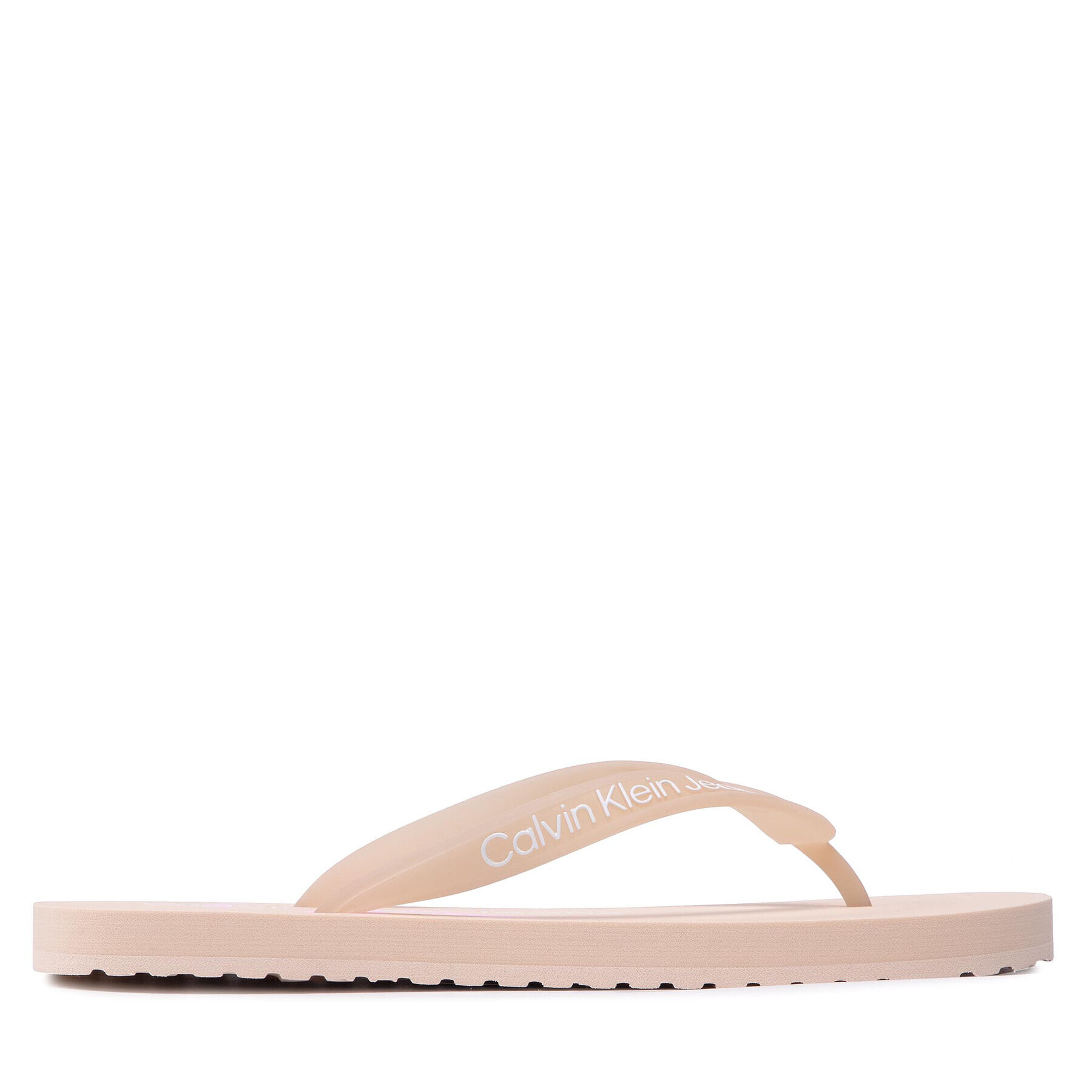 Calvin Klein Jeans Žabky Beach Sandal Monogram Tpu YW0YW00098 Béžová - Pepit.cz