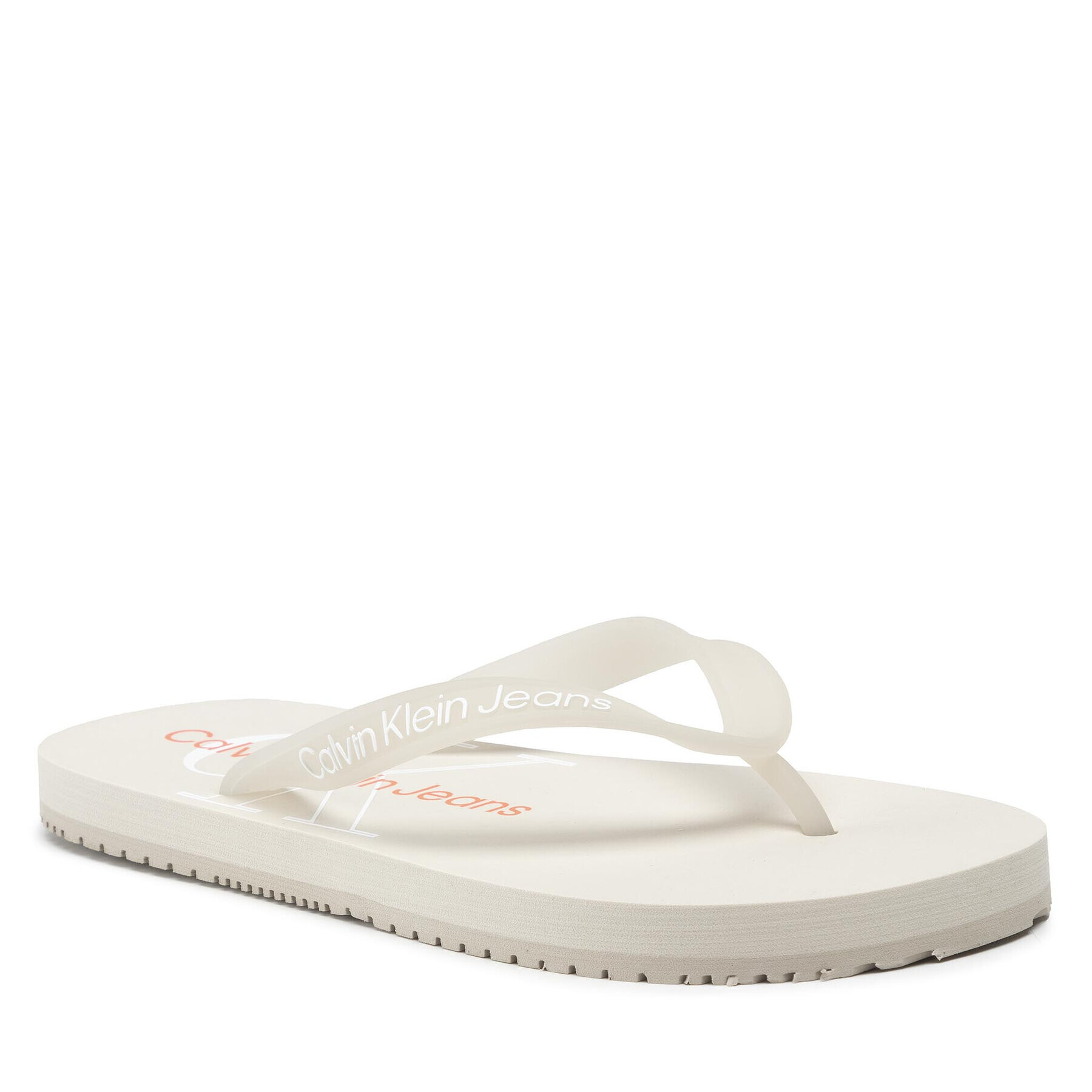 Calvin Klein Jeans Žabky Beach Sandal Monogram Tpu YW0YW00098 Bílá - Pepit.cz