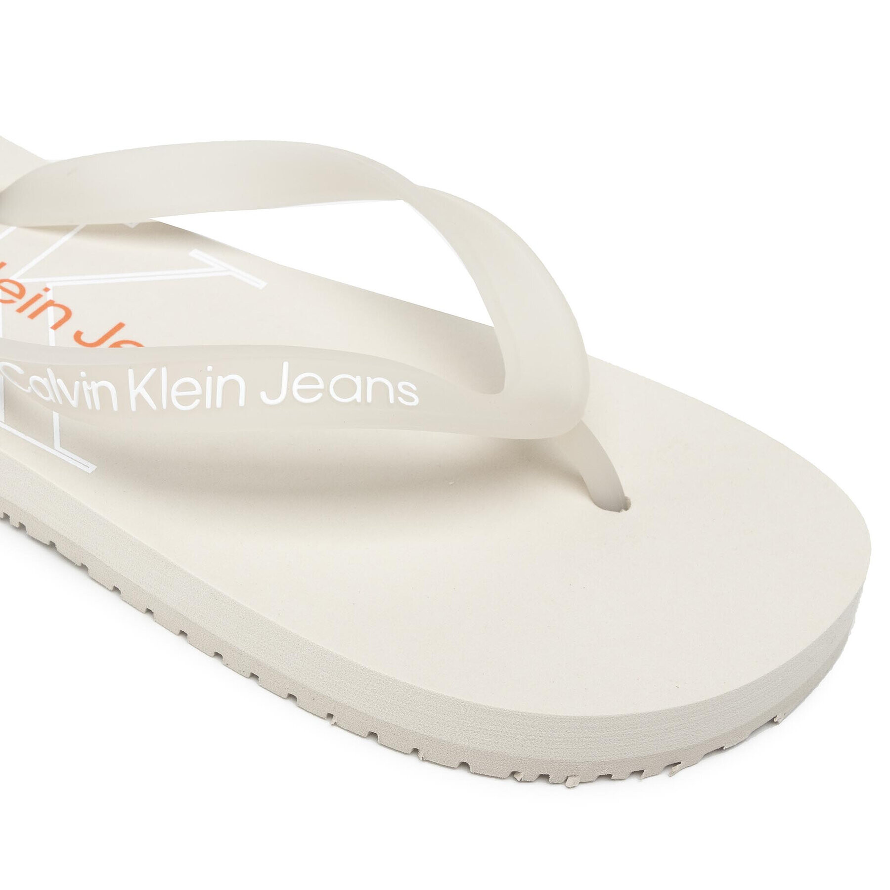 Calvin Klein Jeans Žabky Beach Sandal Monogram Tpu YW0YW00098 Bílá - Pepit.cz