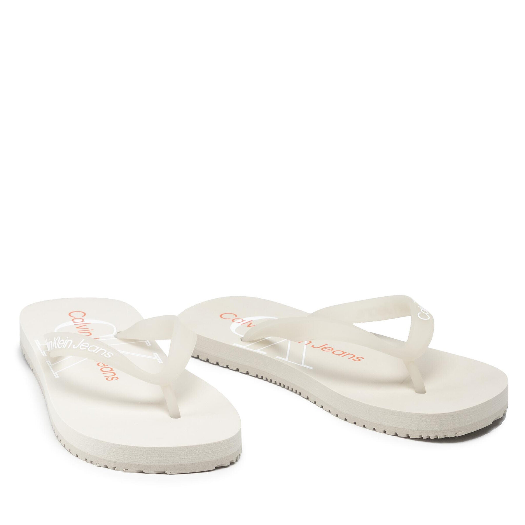 Calvin Klein Jeans Žabky Beach Sandal Monogram Tpu YW0YW00098 Bílá - Pepit.cz