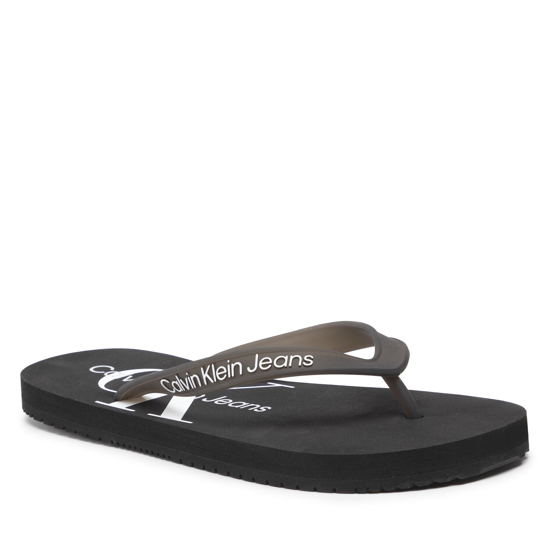 Calvin Klein Jeans Žabky Beach Sandal Monogram Tpu YW0YW00098 Černá - Pepit.cz