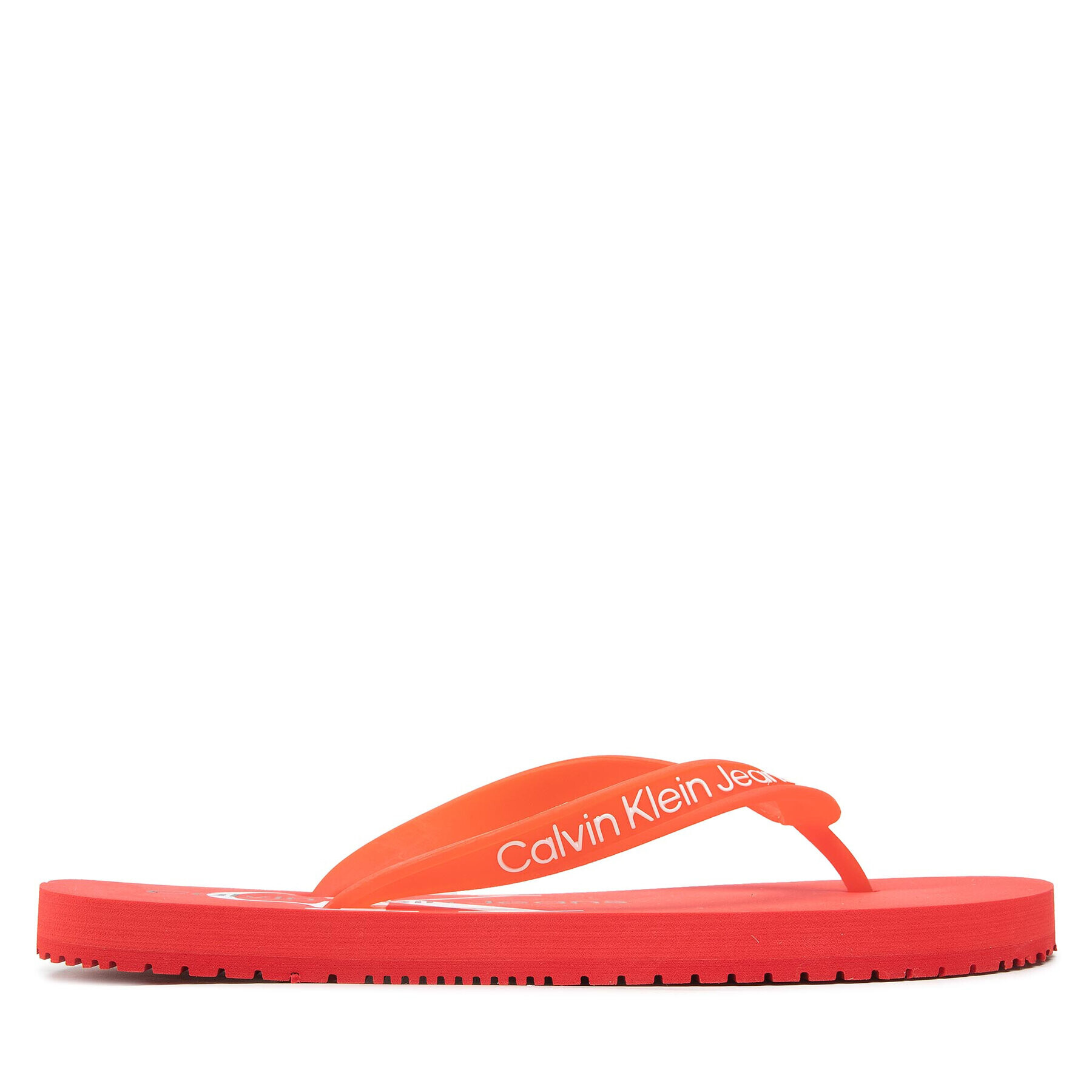 Calvin Klein Jeans Žabky Beach Sandal Monogram Tpu YW0YW00098 Červená - Pepit.cz