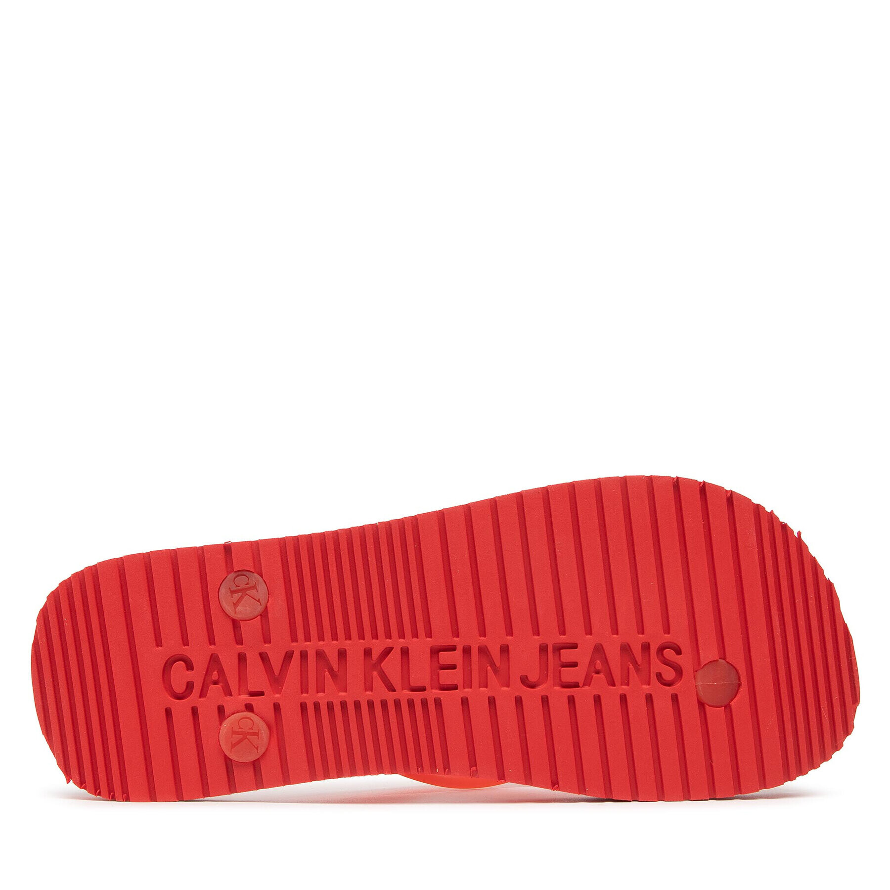 Calvin Klein Jeans Žabky Beach Sandal Monogram Tpu YW0YW00098 Červená - Pepit.cz