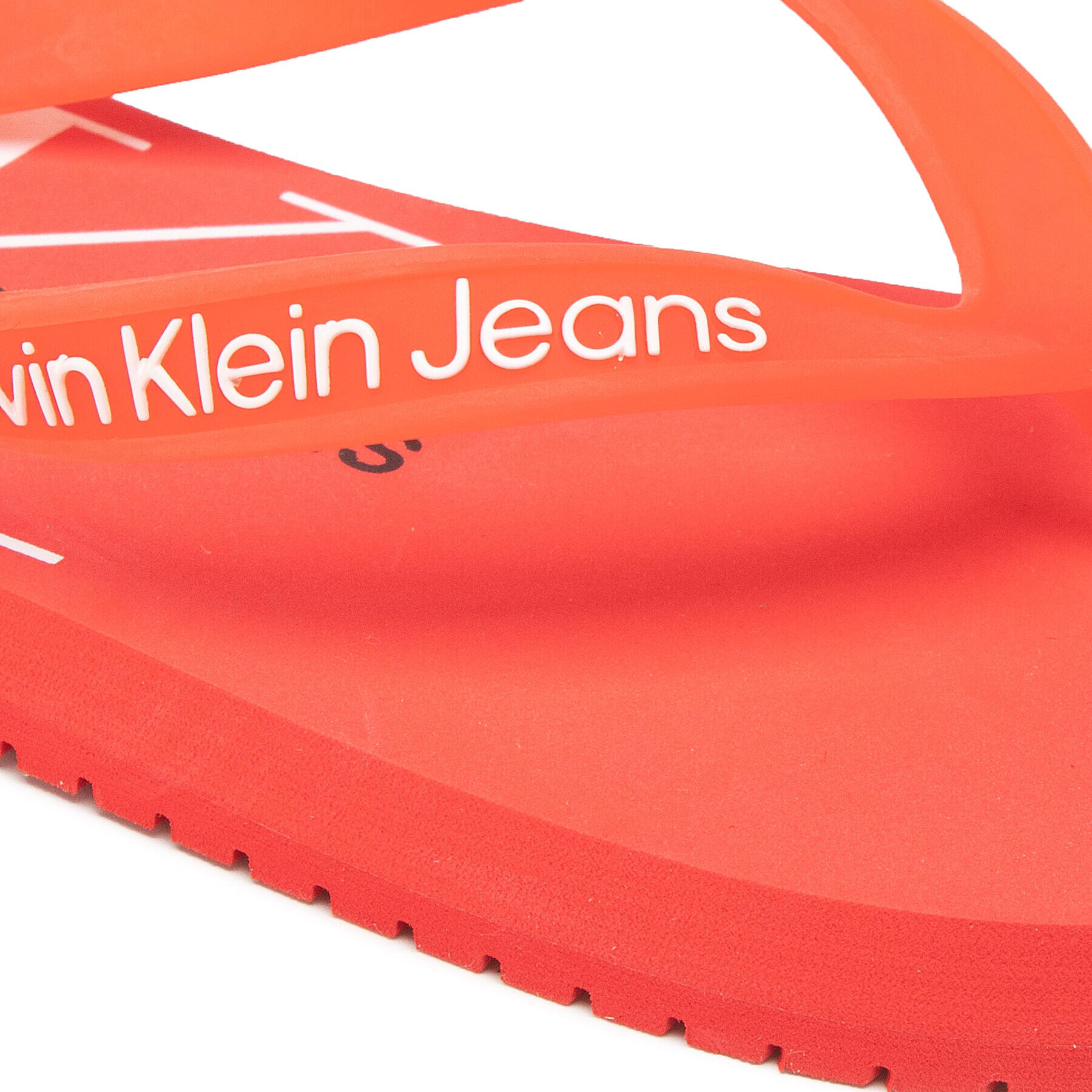 Calvin Klein Jeans Žabky Beach Sandal Monogram Tpu YW0YW00098 Červená - Pepit.cz