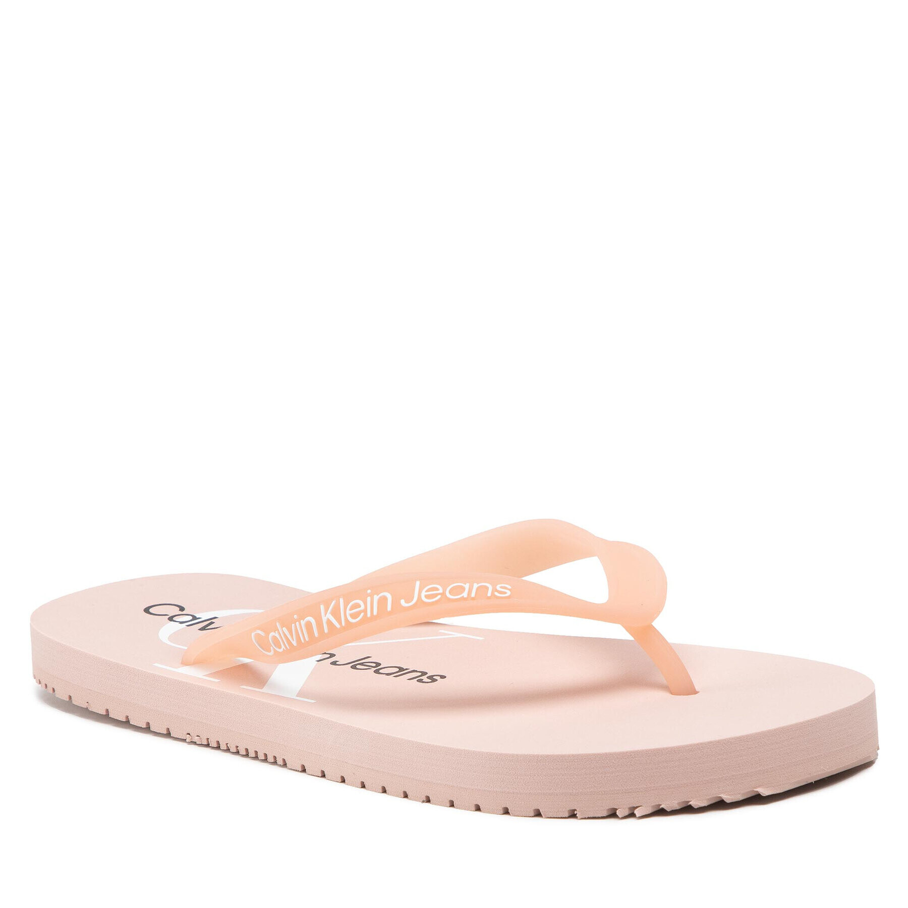 Calvin Klein Jeans Žabky Beach Sandal Monogram Tpu YW0YW00098 Růžová - Pepit.cz