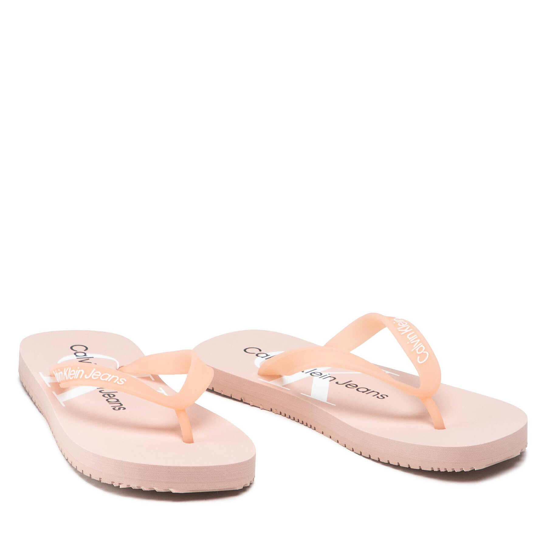 Calvin Klein Jeans Žabky Beach Sandal Monogram Tpu YW0YW00098 Růžová - Pepit.cz