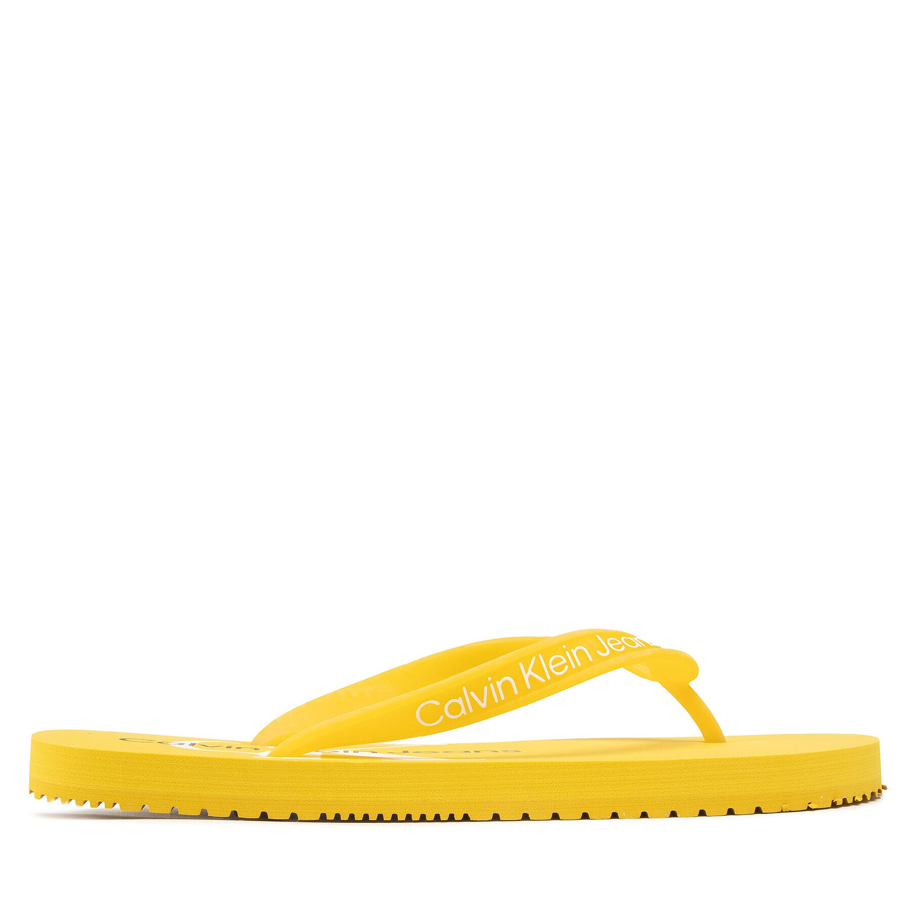 Calvin Klein Jeans Žabky Beach Sandal Monogram Tpu YW0YW00098 Žlutá - Pepit.cz