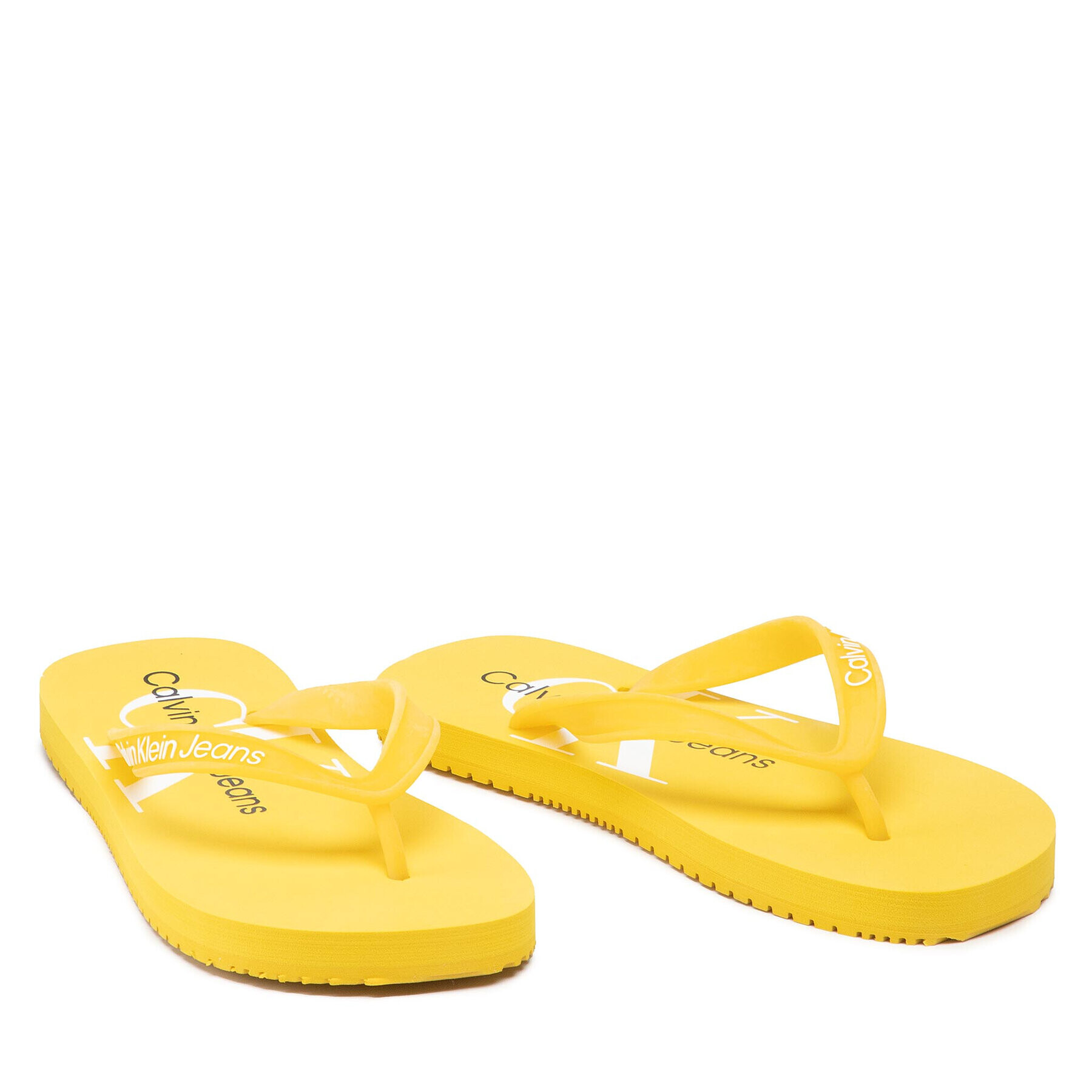 Calvin Klein Jeans Žabky Beach Sandal Monogram Tpu YW0YW00098 Žlutá - Pepit.cz