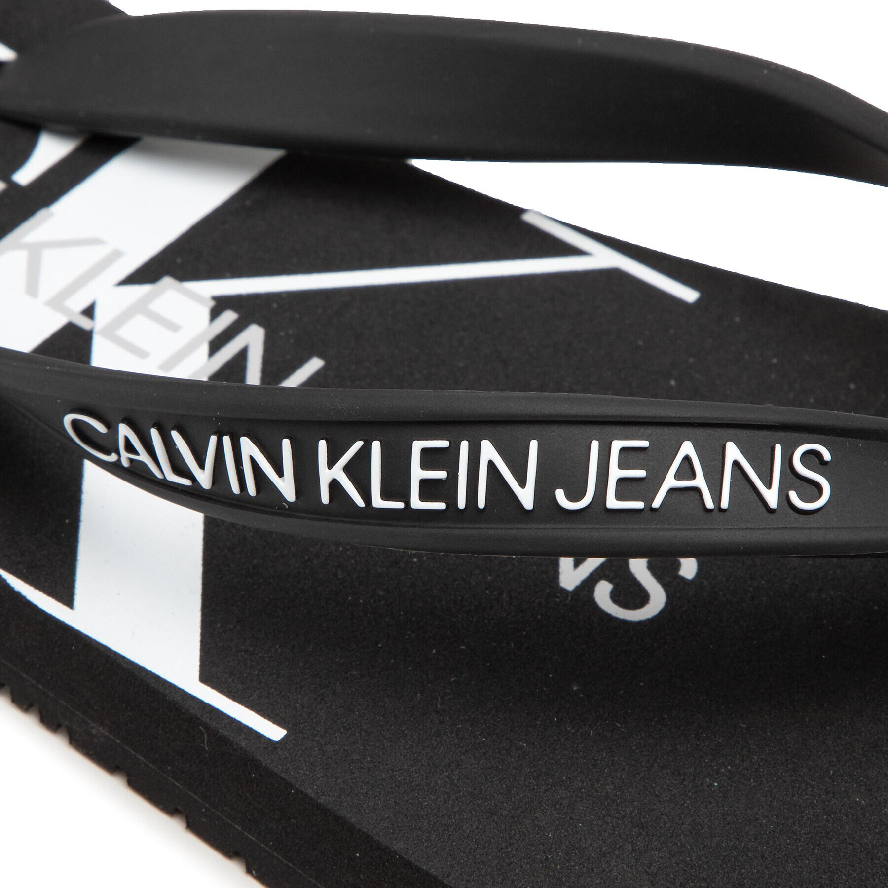 Calvin Klein Jeans Žabky Beach YW0YW00098 Černá - Pepit.cz