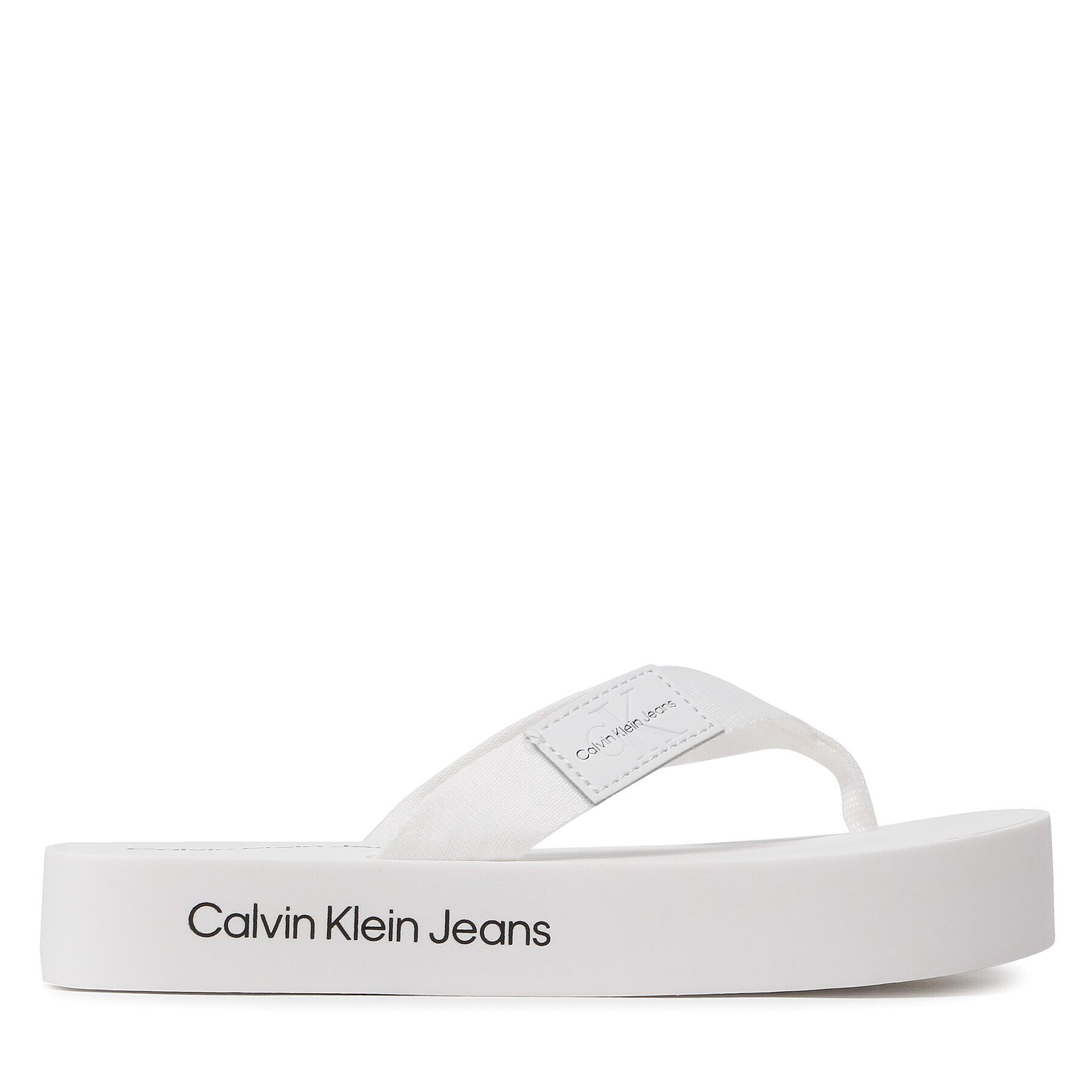 Calvin Klein Jeans Žabky Flatform Flipflop YW0YW00993 Bílá - Pepit.cz