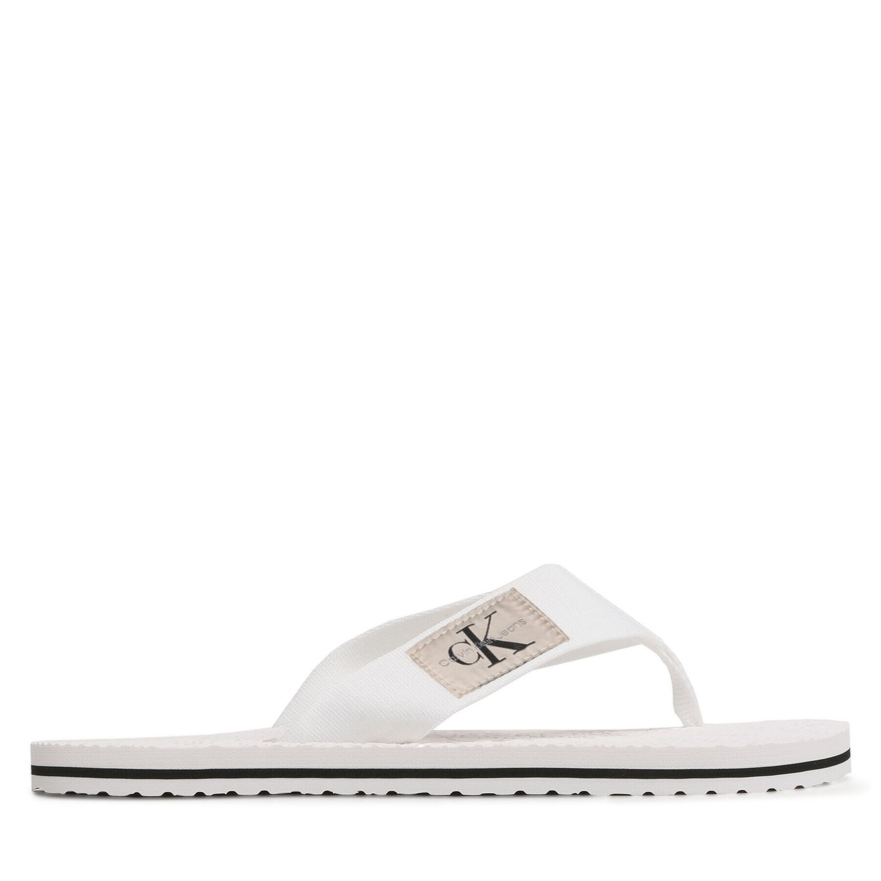 Calvin Klein Jeans Žabky Flip Flop Webbing YM0YM00732 Bílá - Pepit.cz